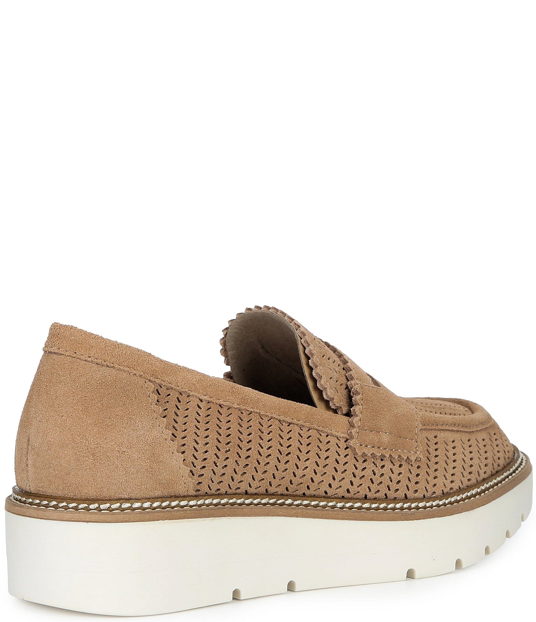 Brioso Samson Perforated Suede Loafers