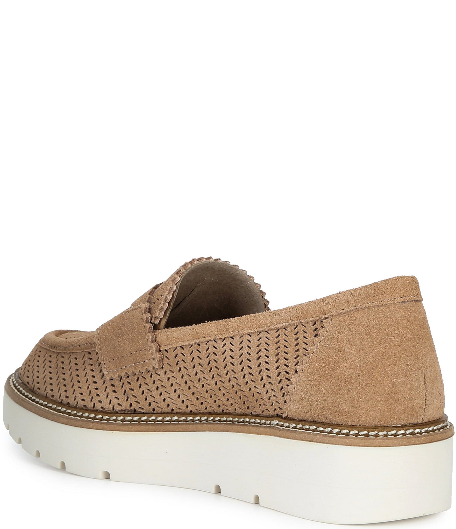 Brioso Samson Perforated Suede Loafers