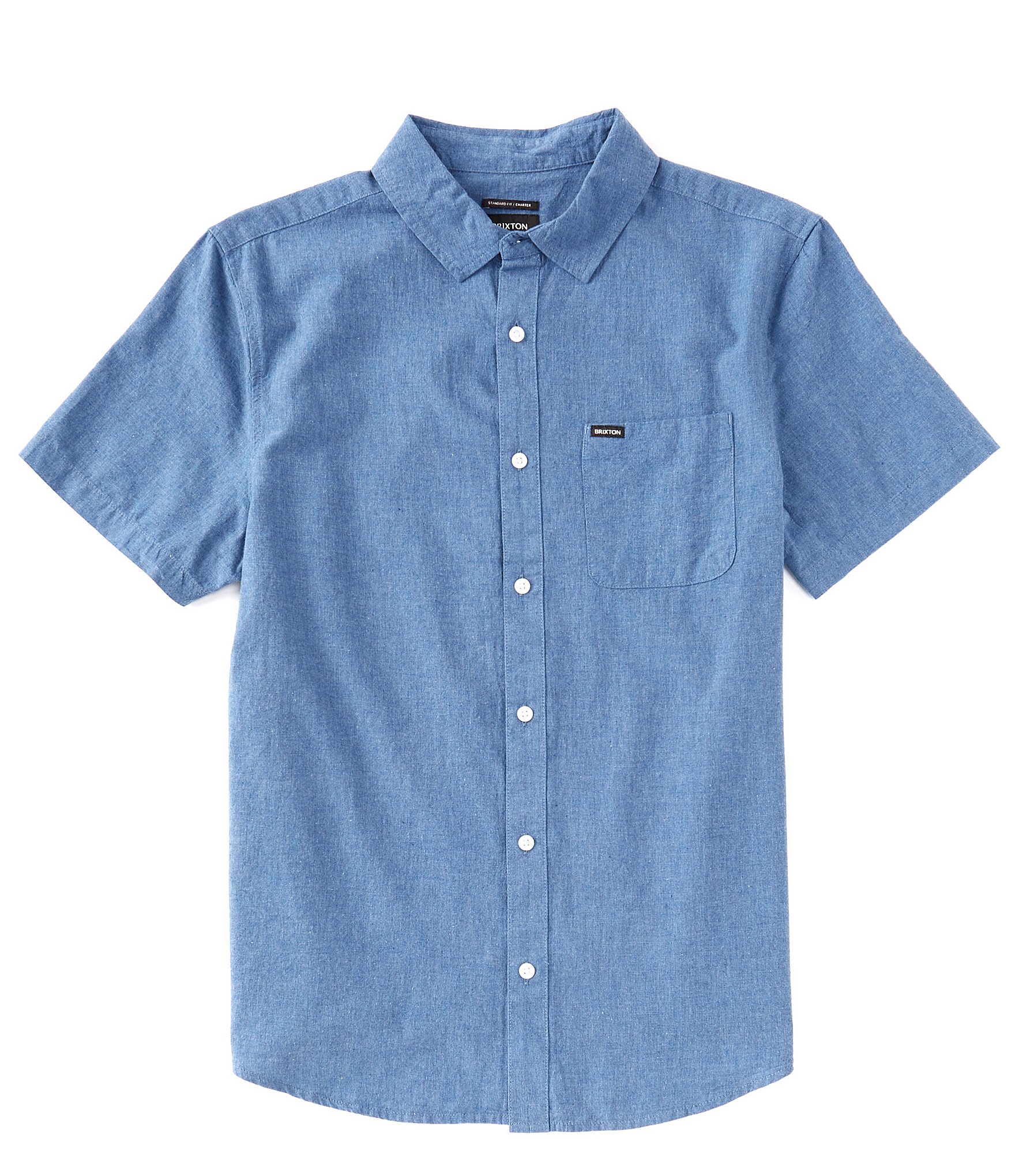 Brixton Charter Cool Weight Short-Sleeve Shirt | Dillard's