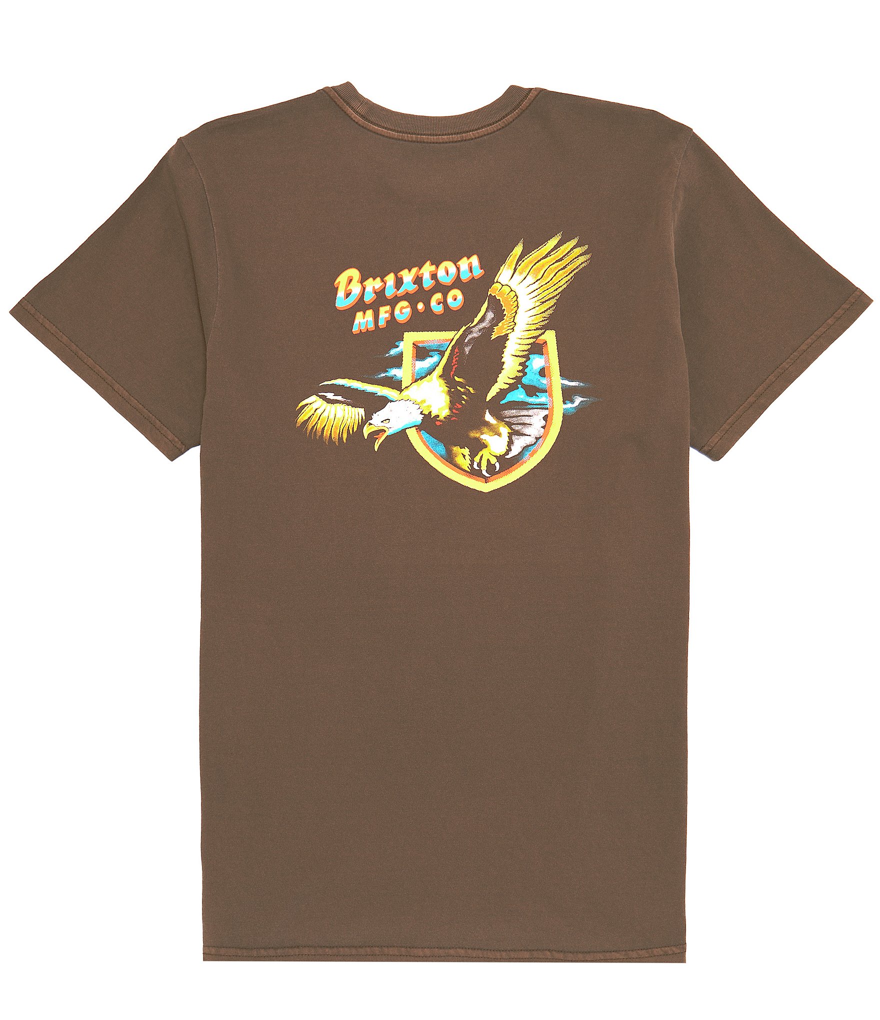 Brixton District Eagle Short-Sleeve Standard T-Shirt | Dillard's