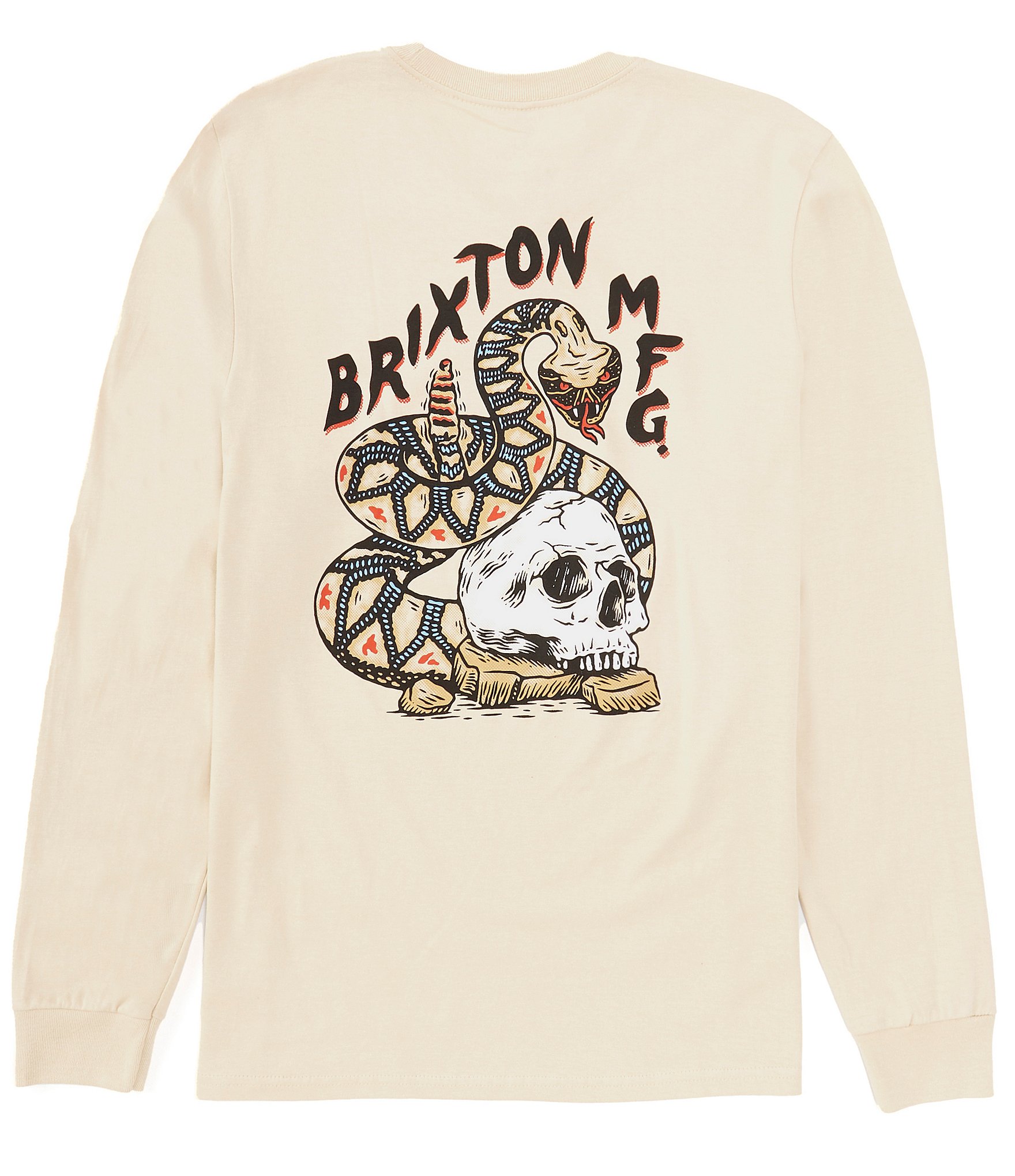 Brixton Long Sleeve Trailmoor Snake Graphic T-Shirt | Dillard's