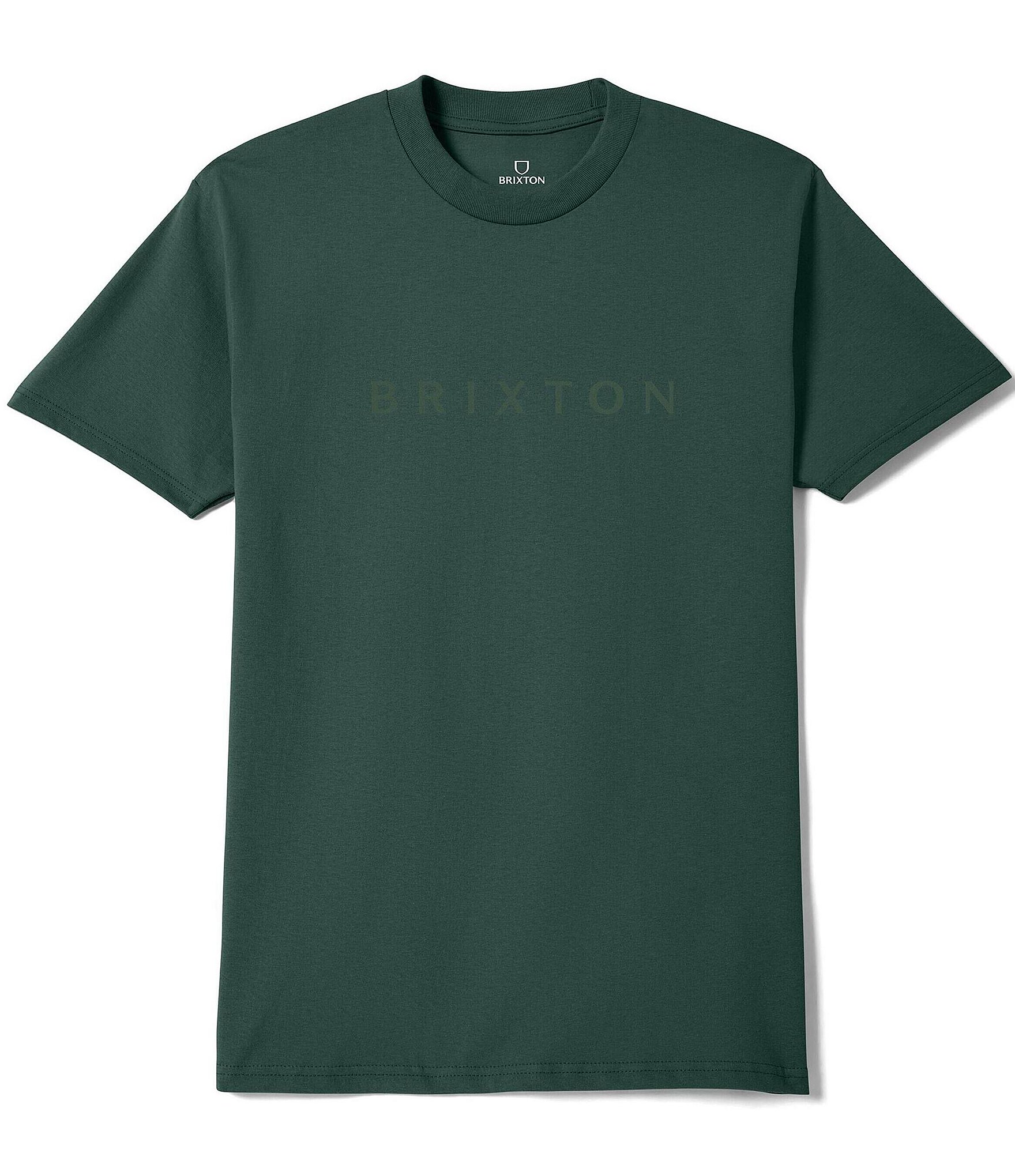 Brixton Short Sleeve Alpha Line Logo T-Shirt