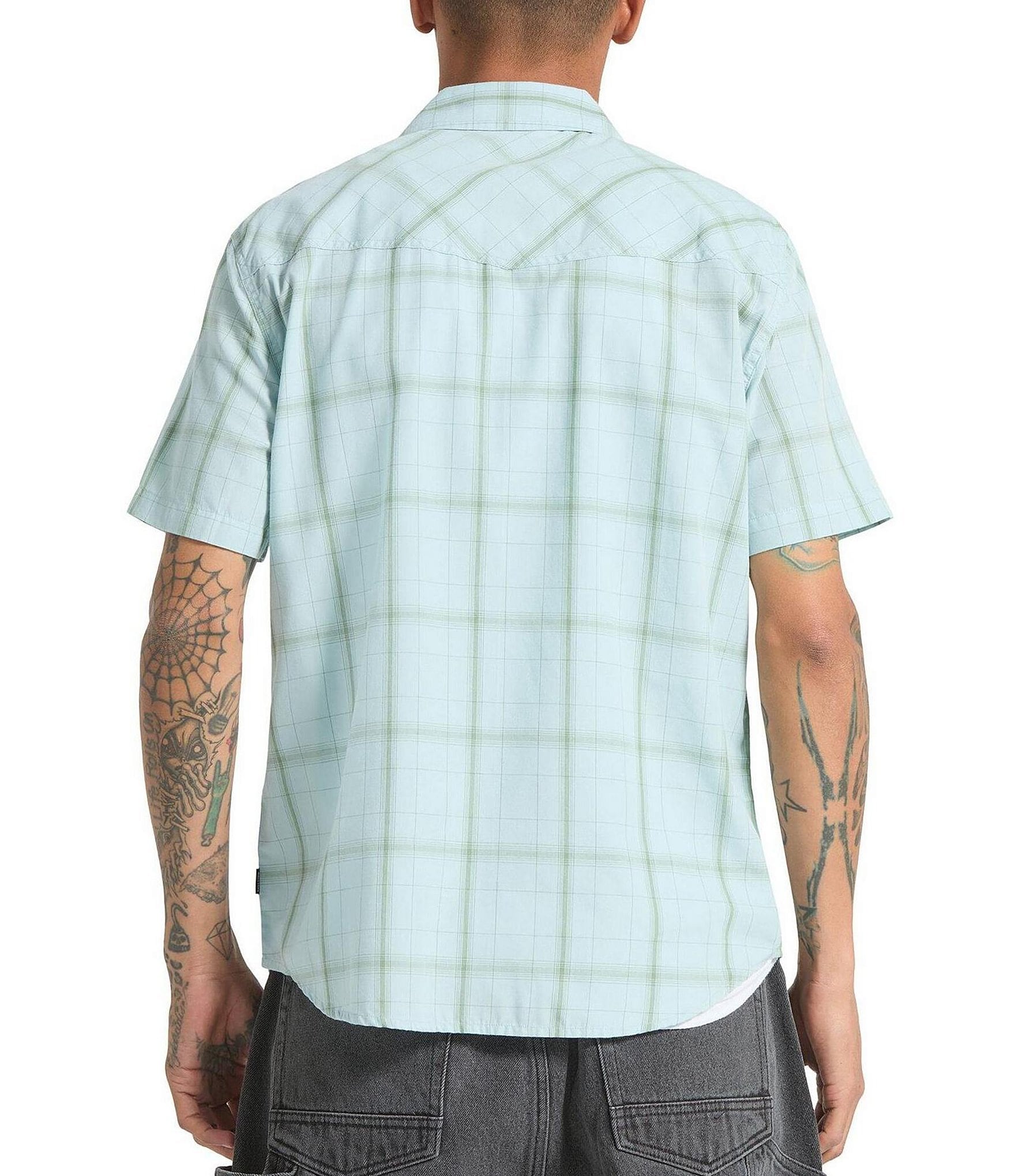 Brixton Wayne Printed Short-Sleeve Woven Western Shirt