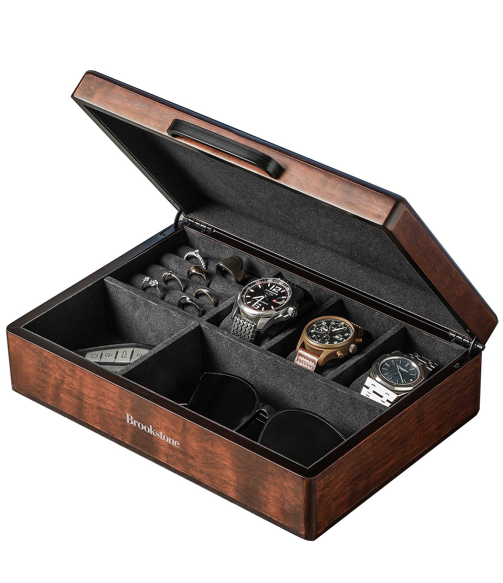 Brookstone watch box sale