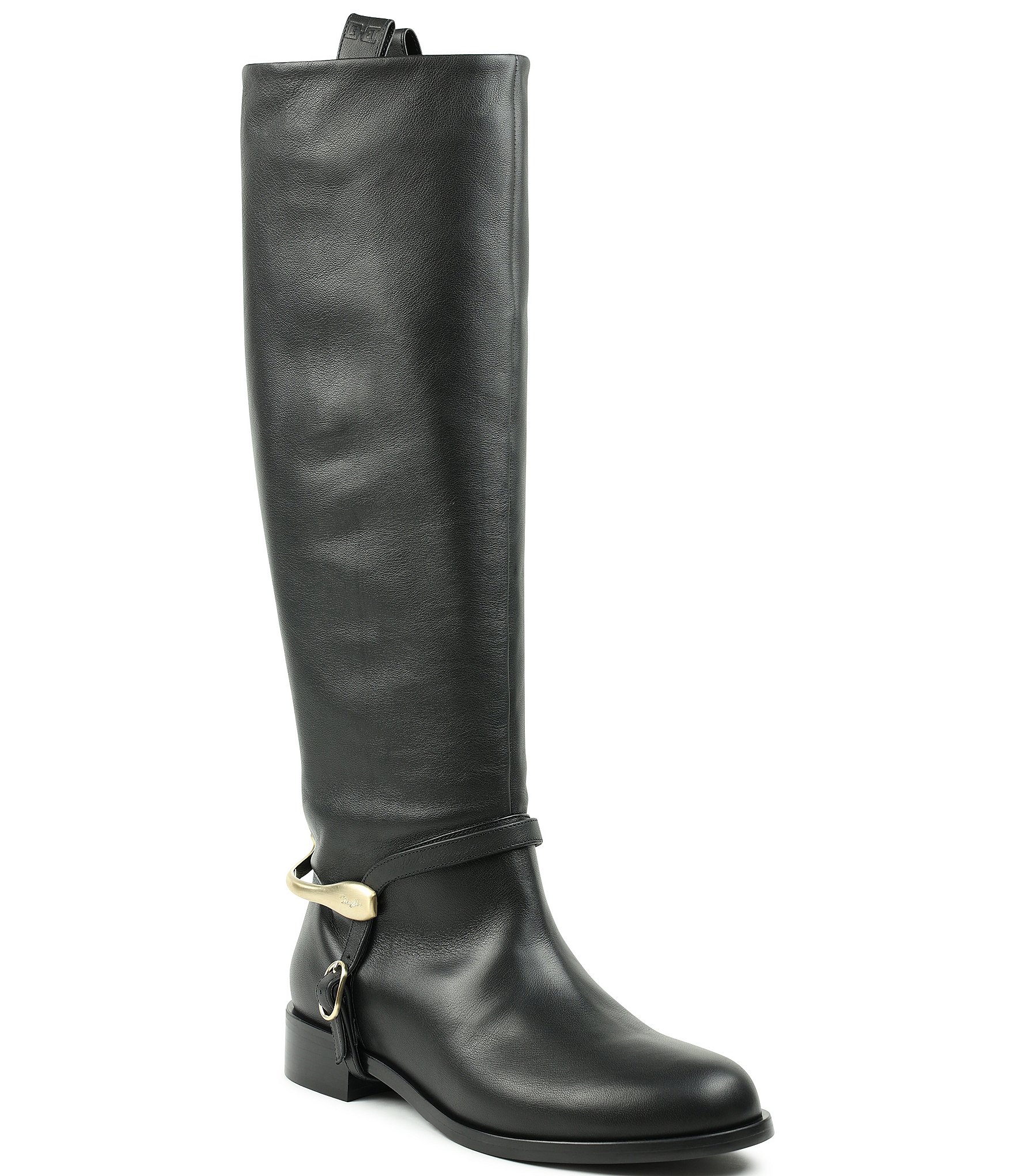 Bruno Magli Agnese Leather Tall Riding Boots Dillard s