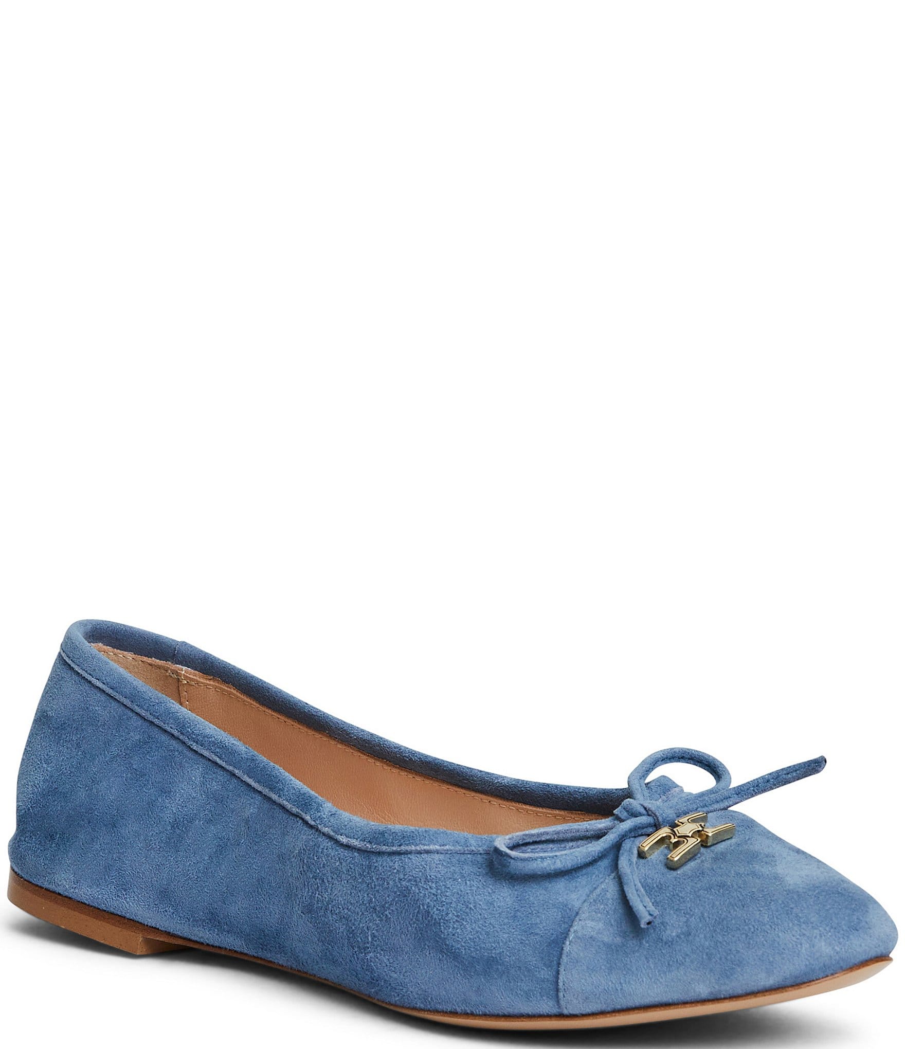 Bruno Magli Donatella Suede Bow Flats Dillard s