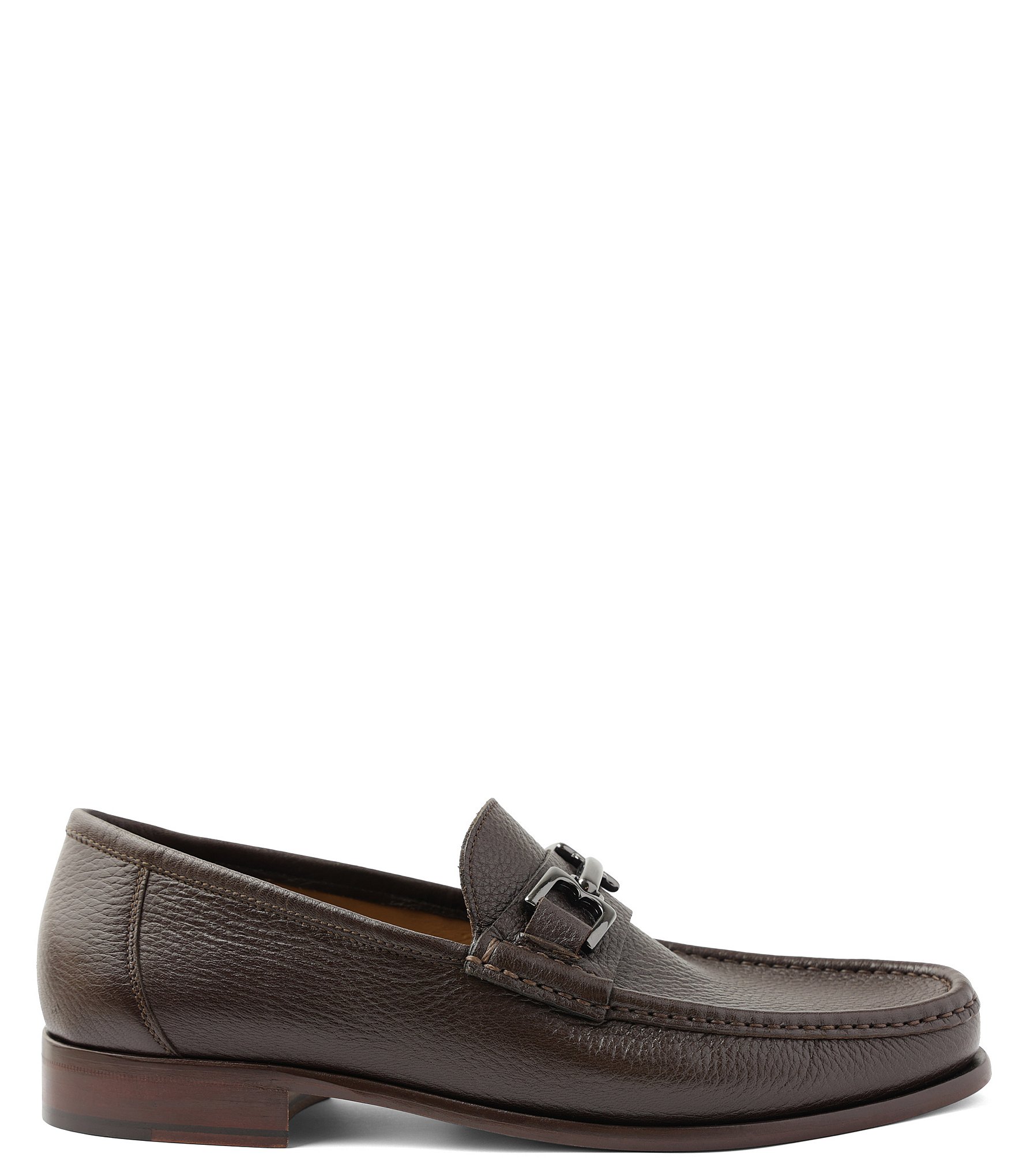 Bruno Magli Men's Trieste Bit Detail Leather Slip-On Loafers