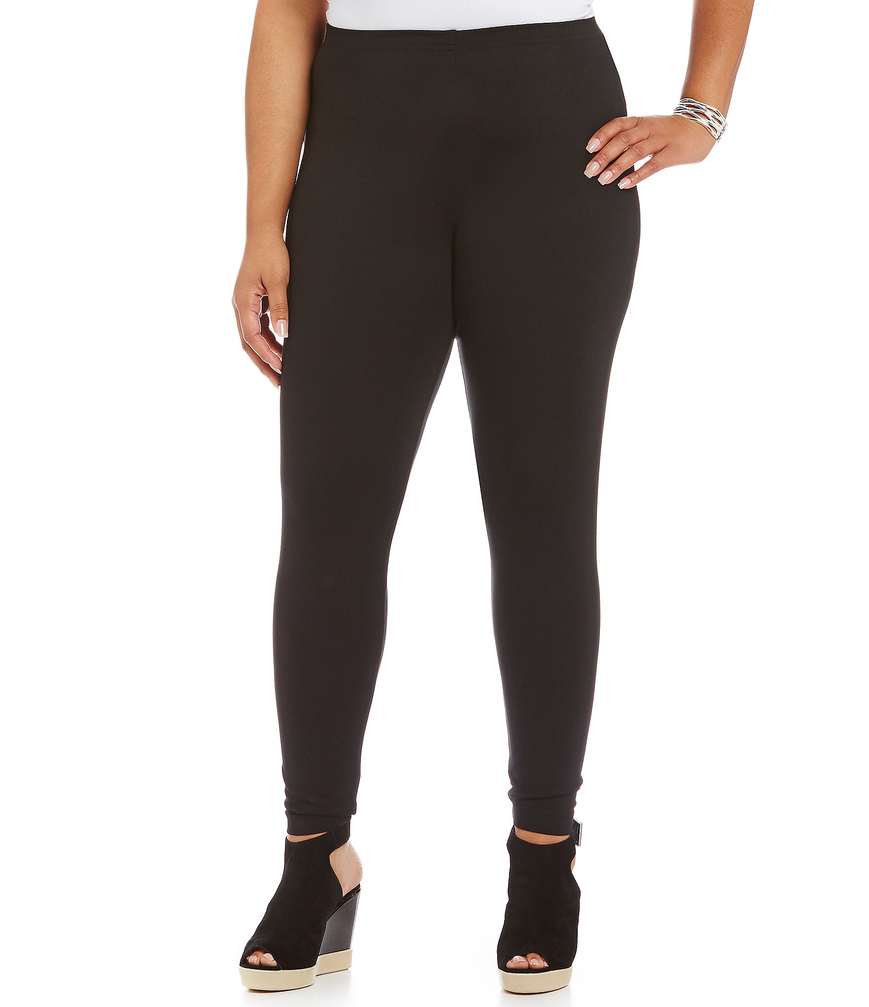  Poetic Justice Plus Size Curvy Women's Stretch Ponte Pull On Moto  Legging Black : Clothing, Shoes & Jewelry