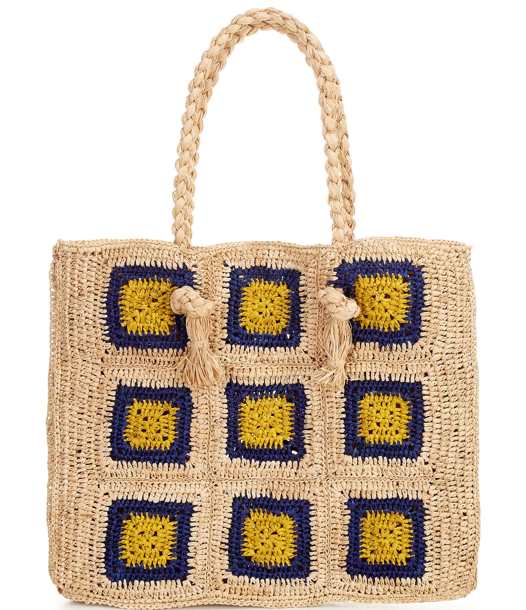 Btb Los Angeles Lilou Raffia Tote Bag