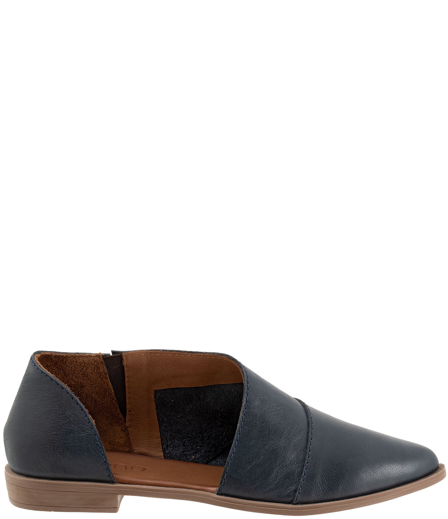 Bueno Blake Open Leather Slip-Ons