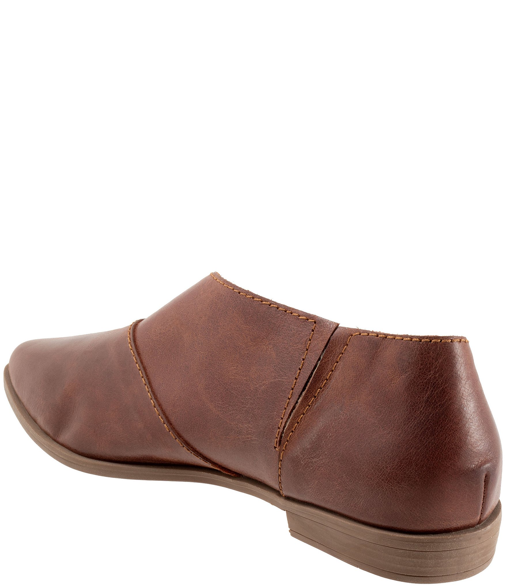 Bueno Blake Open Leather Slip-Ons