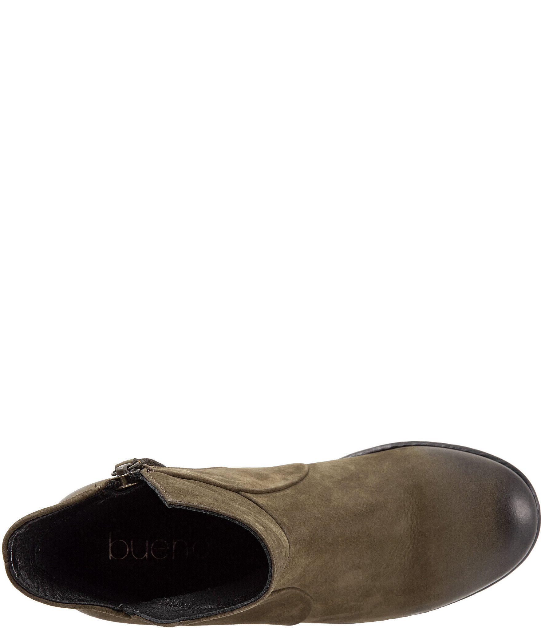 Bueno Forge Nubuck Suede Block Heel Booties