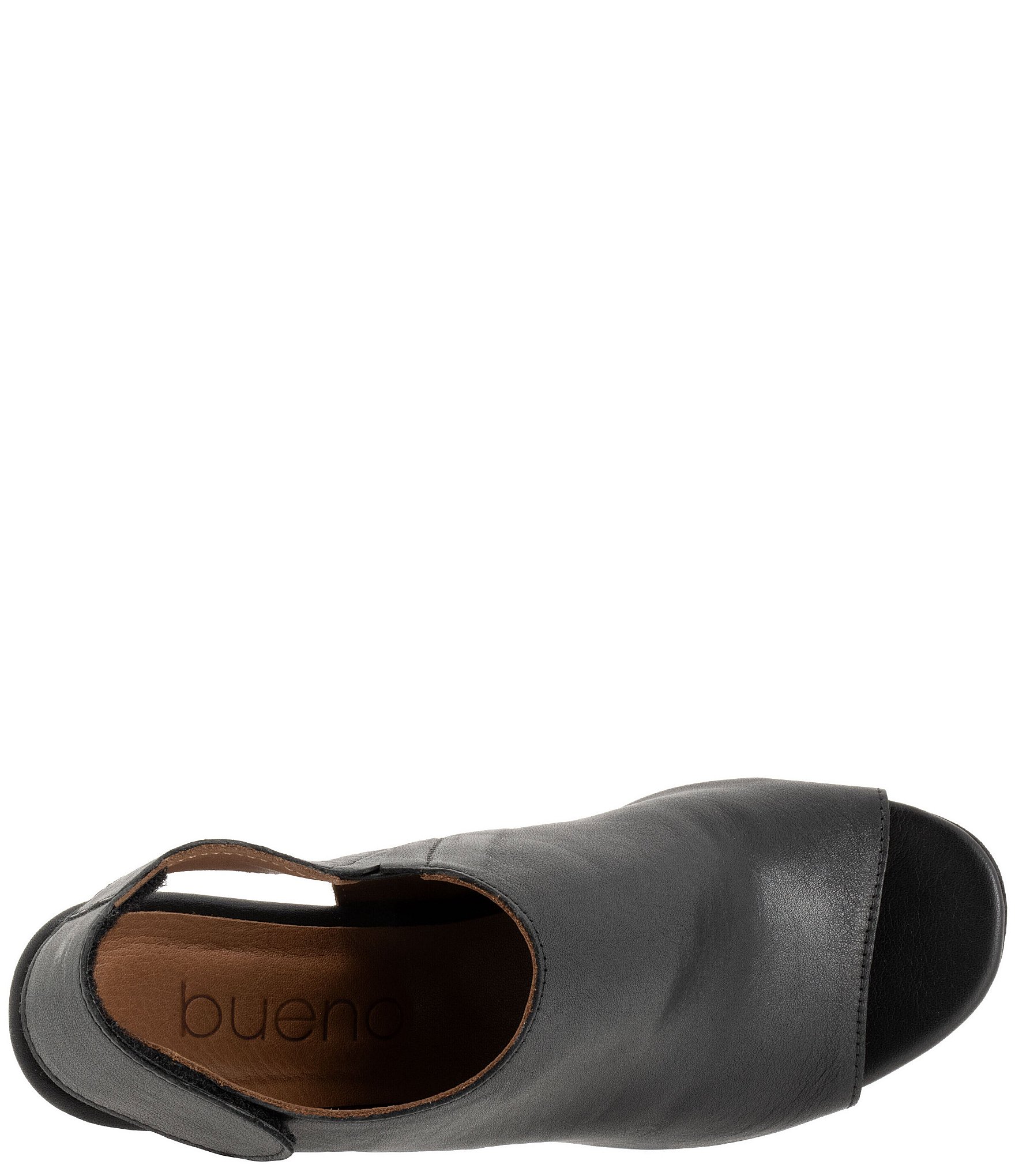 Bueno Rachel Leather Block Heel Shooties