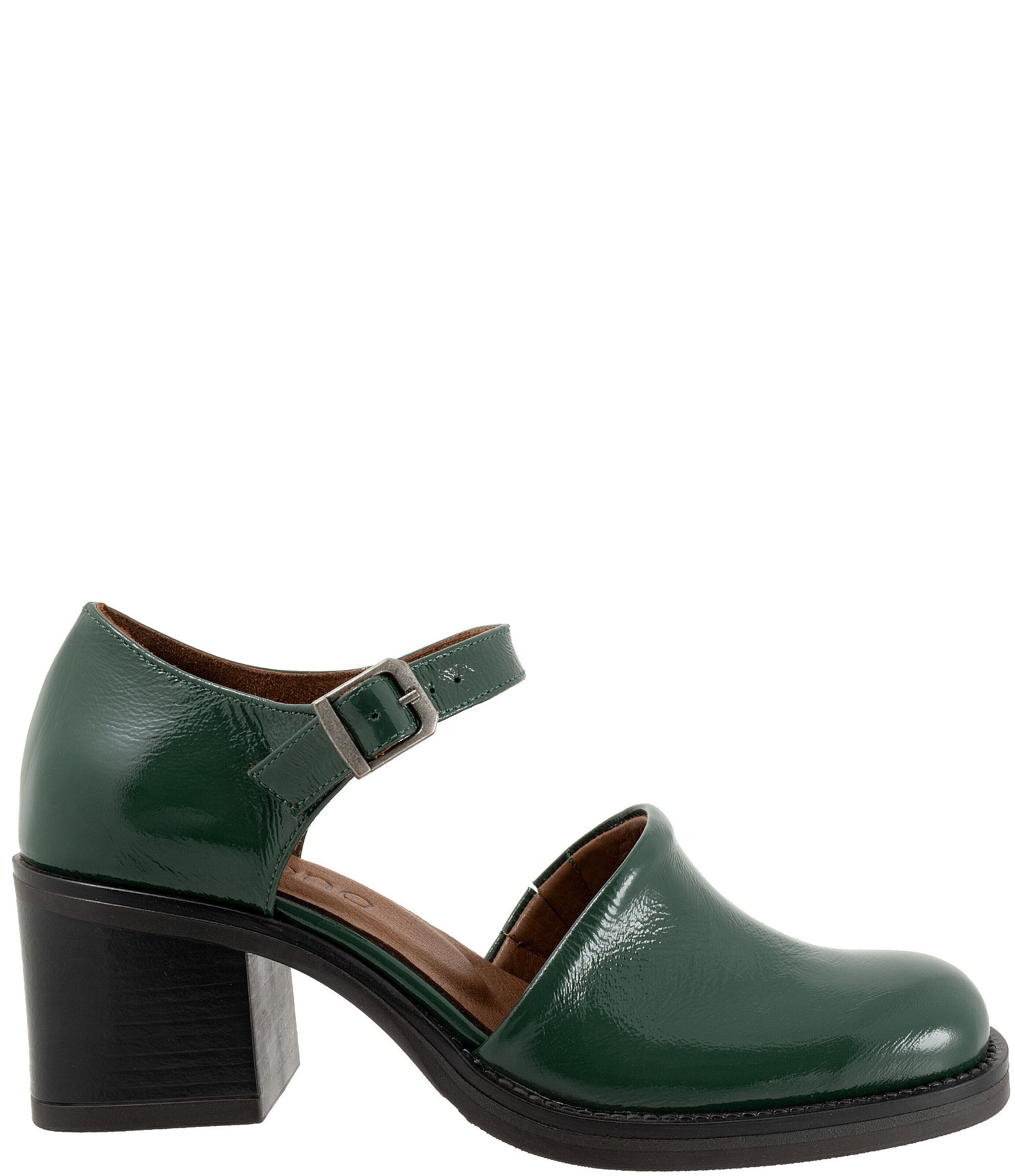 Bueno Rita Patent Leather Block Heel Mary Jane Pumps