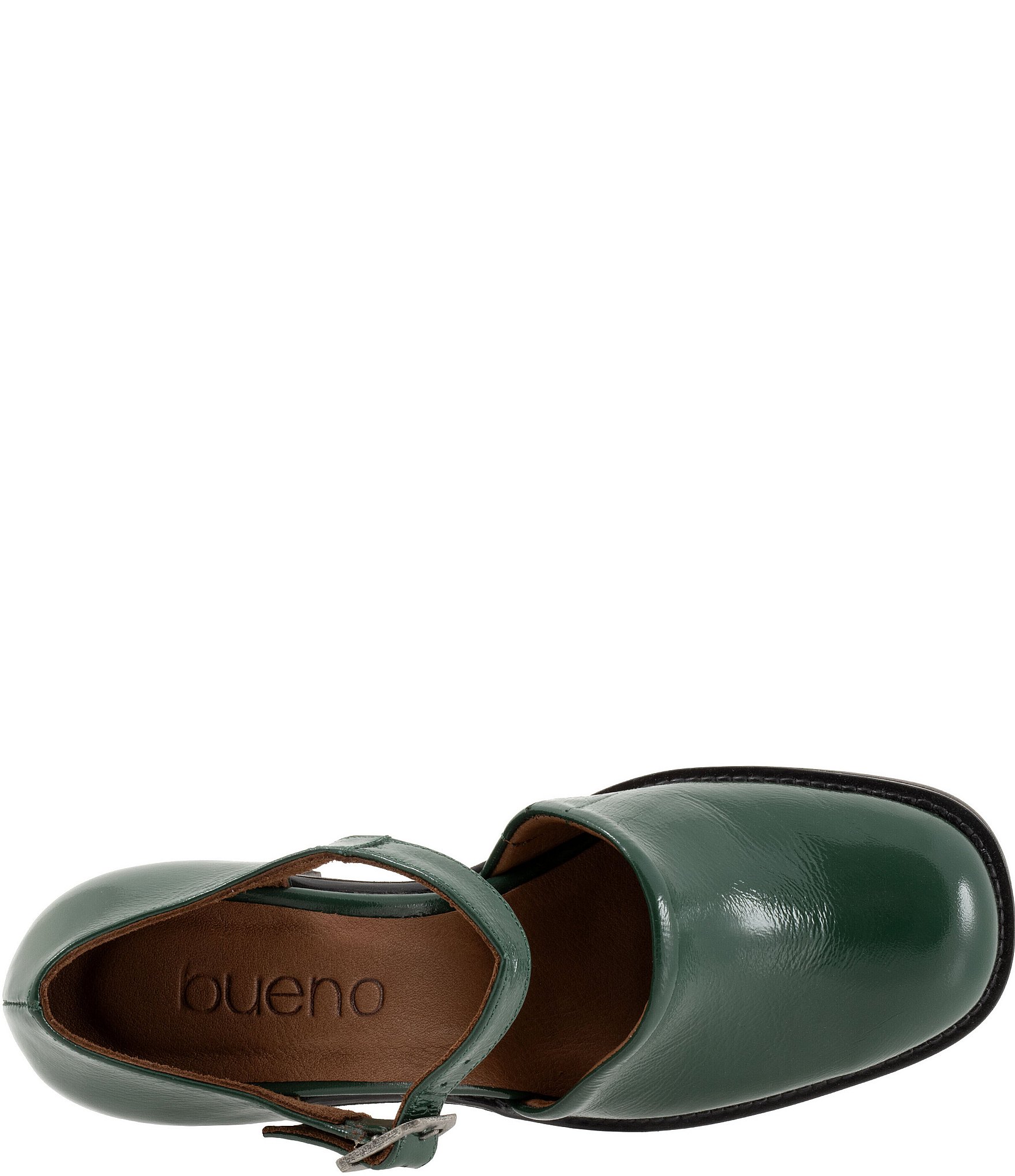 Bueno Rita Patent Leather Block Heel Mary Jane Pumps