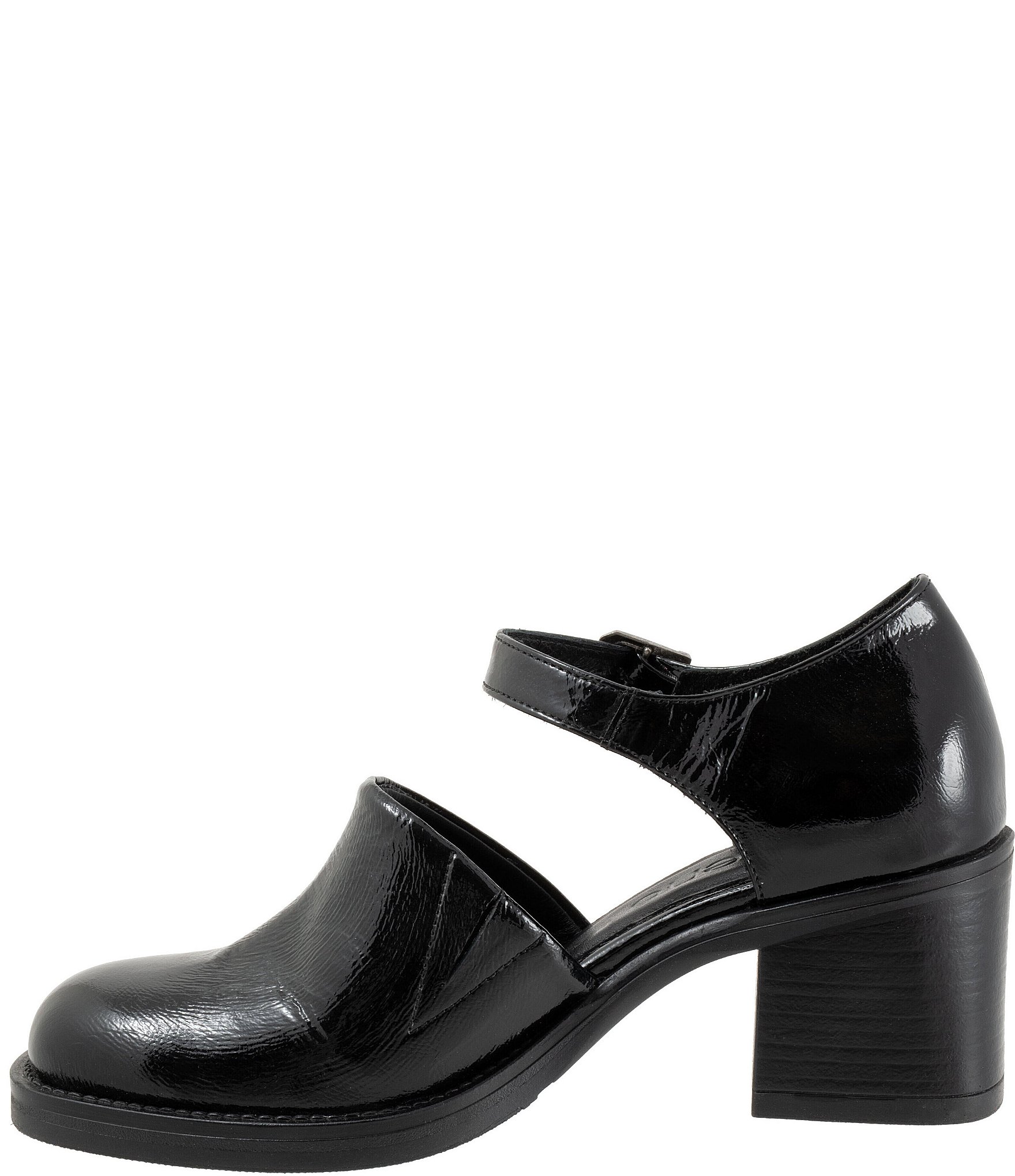 Bueno Rita Patent Leather Block Heel Mary Jane Pumps