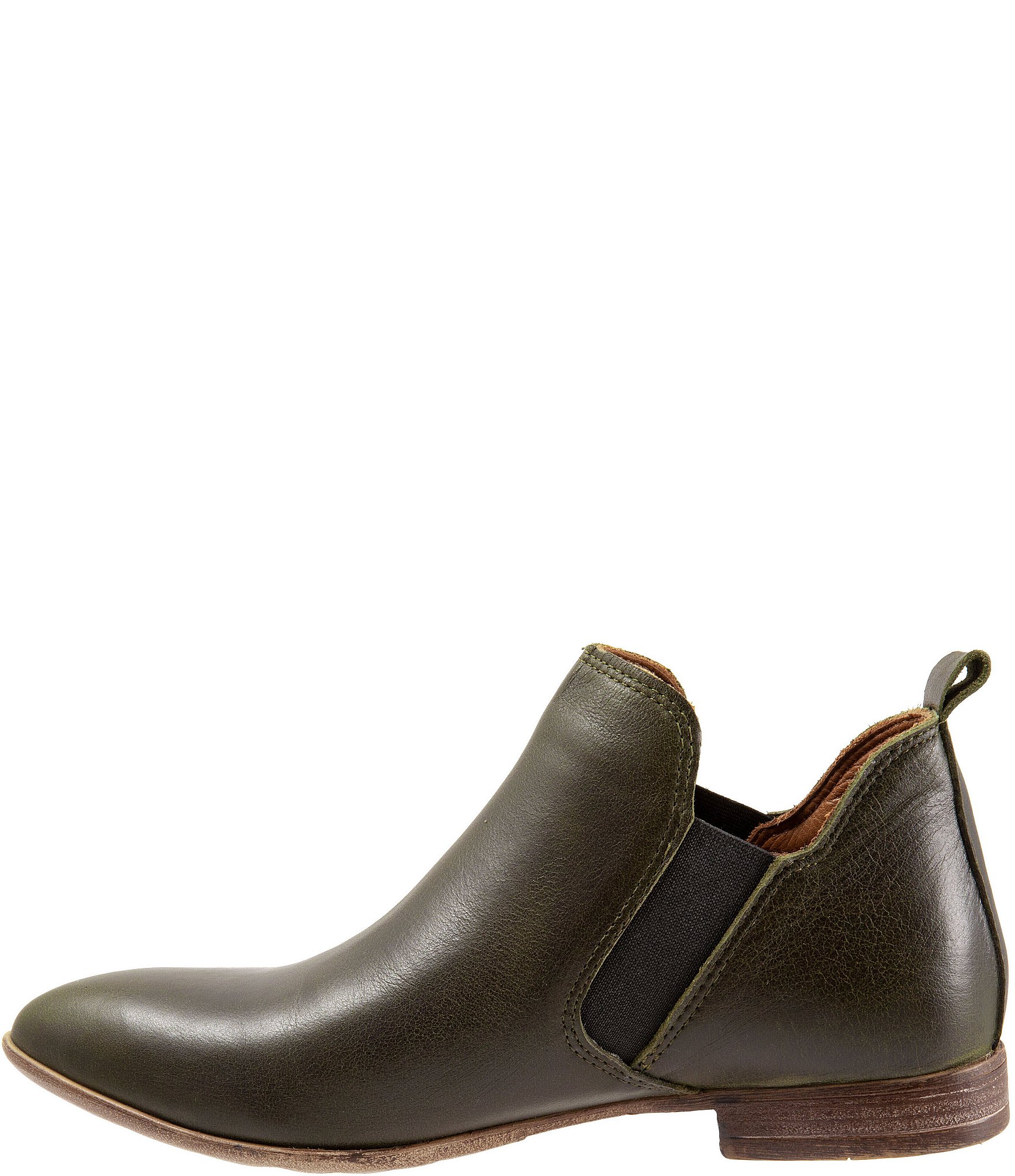 Bueno Vicki Leather Pointed Toe Ankle Booties