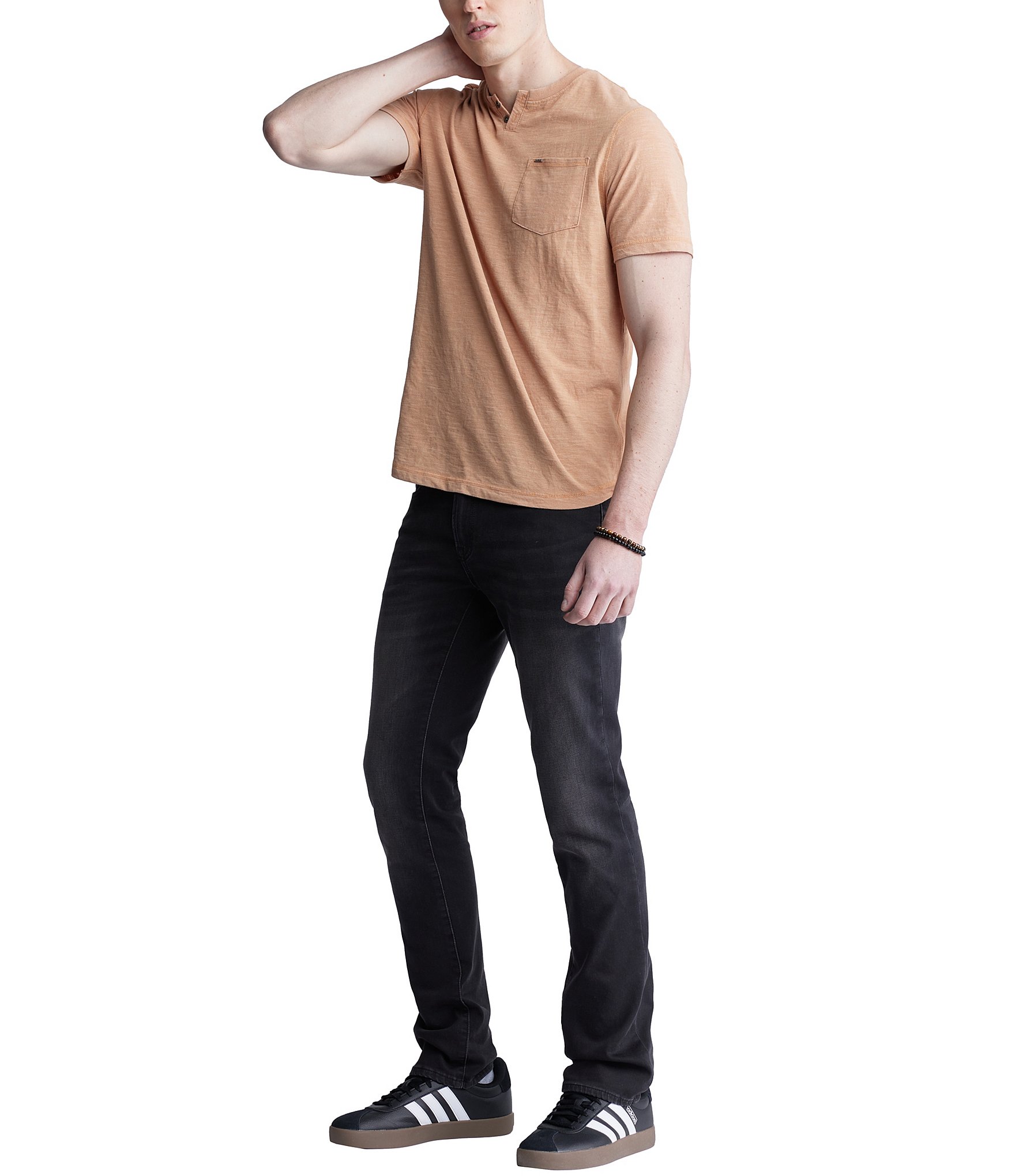 Buffalo David Bitton Kadya Short Sleeve Henley T-Shirt