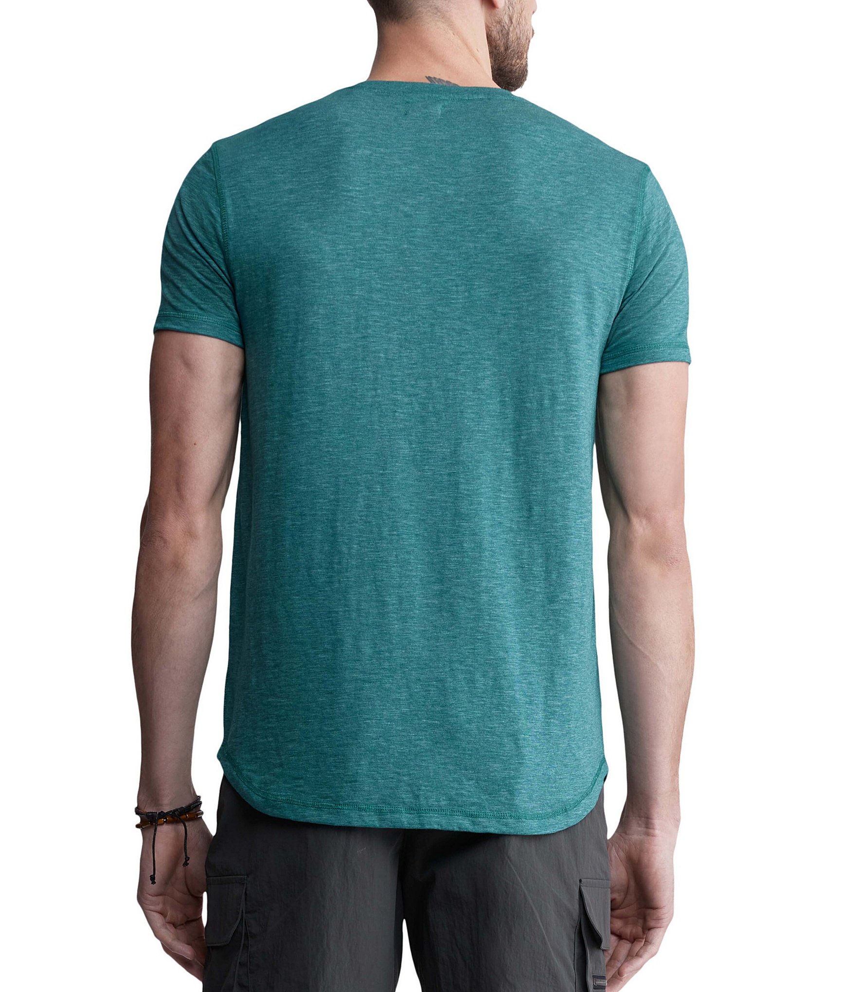 Buffalo David Bitton Kadyo Short Sleeve Pocket Henley T-Shirt