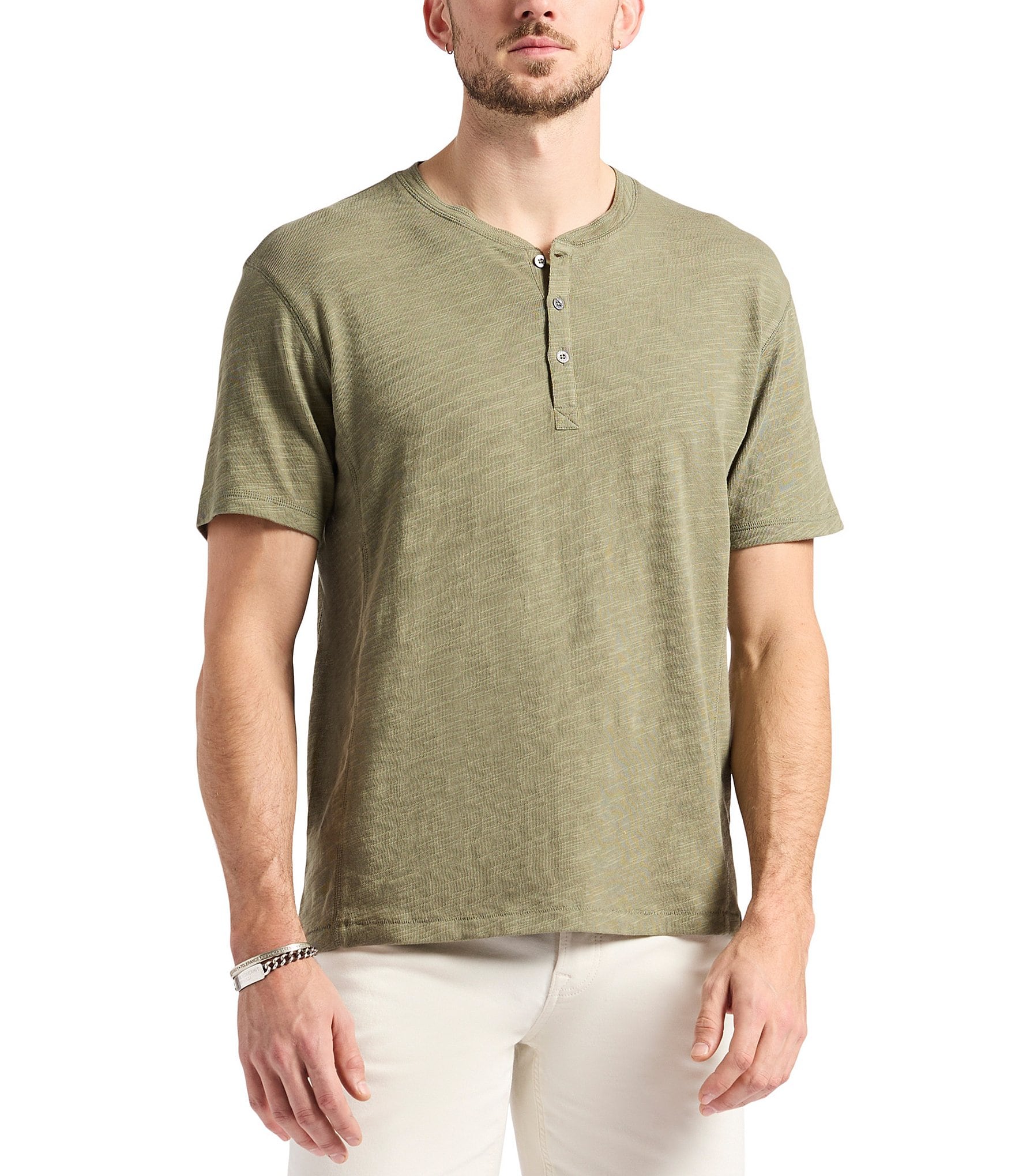 Buffalo David Bitton Kandido Short Sleeve Henley