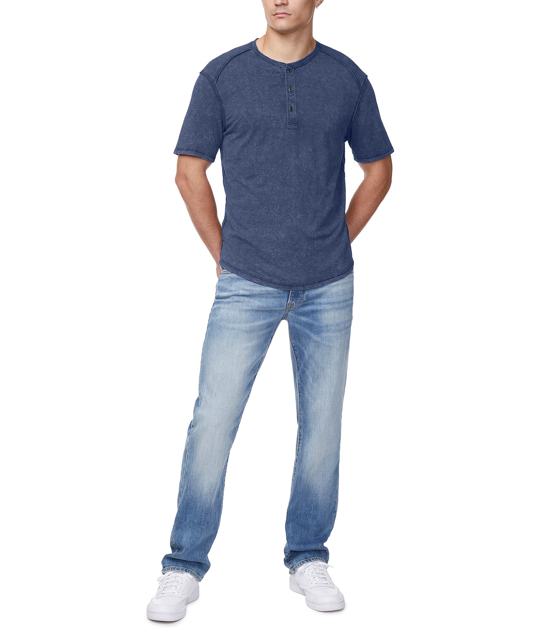 Buffalo David Bitton Kitte Short Sleeve Henley T-Shirt