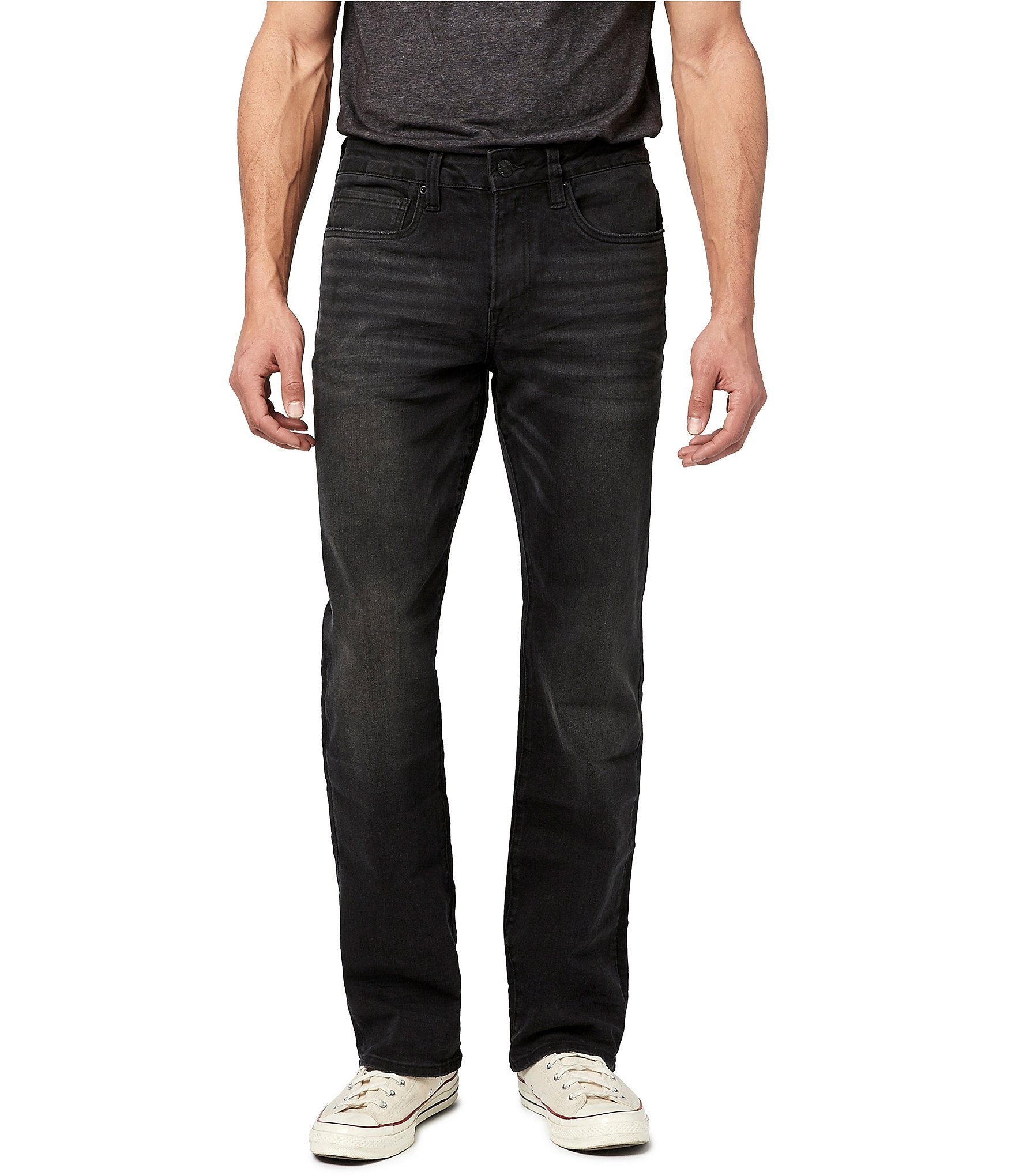 Buffalo David Bitton Men's Relaxed Straight Driven Jeans, Crinkled and  Sanded1, 36 x 32 