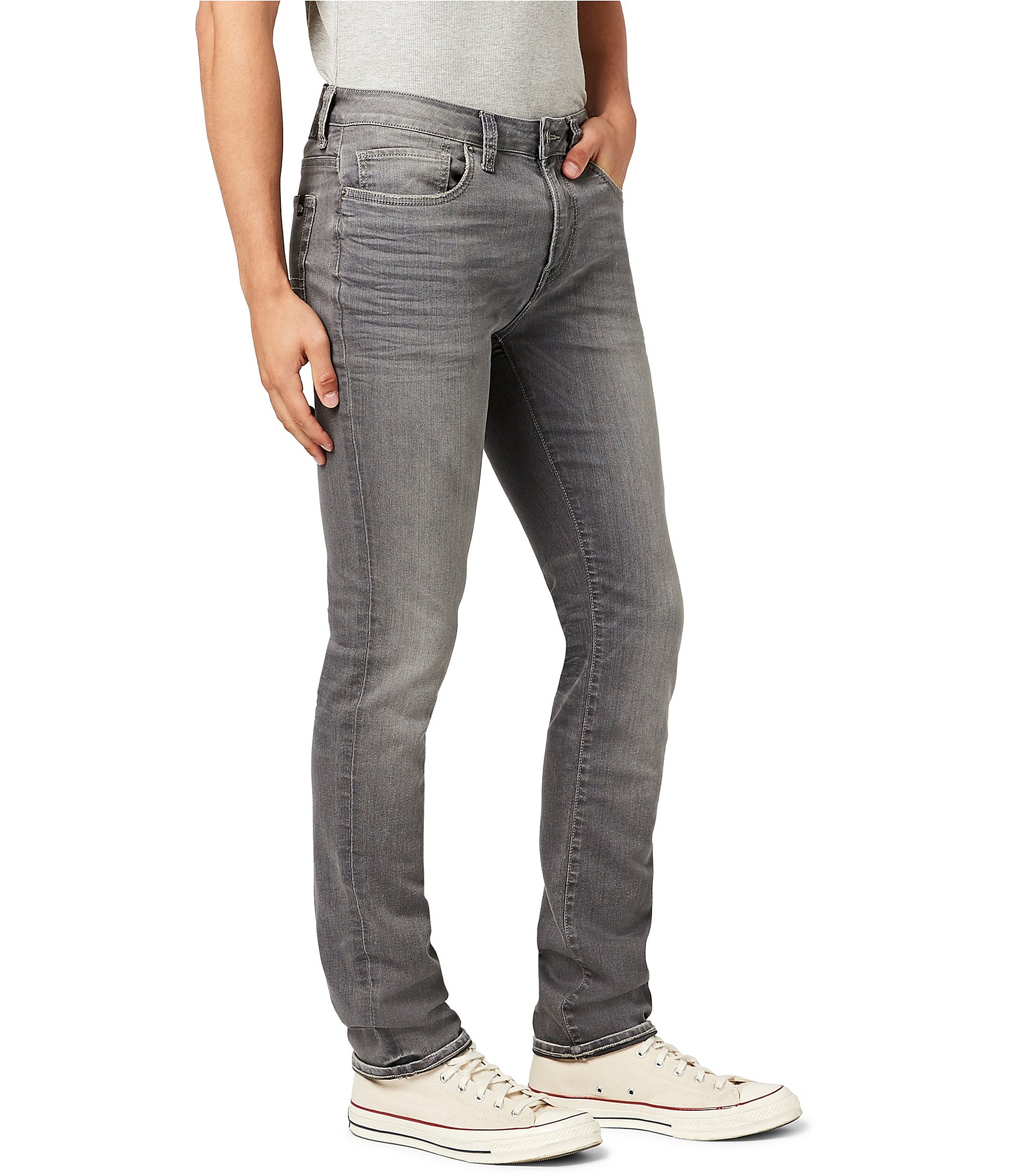 Buffalo David Bitton Sanded Grey Slim Fit Ash Jeans