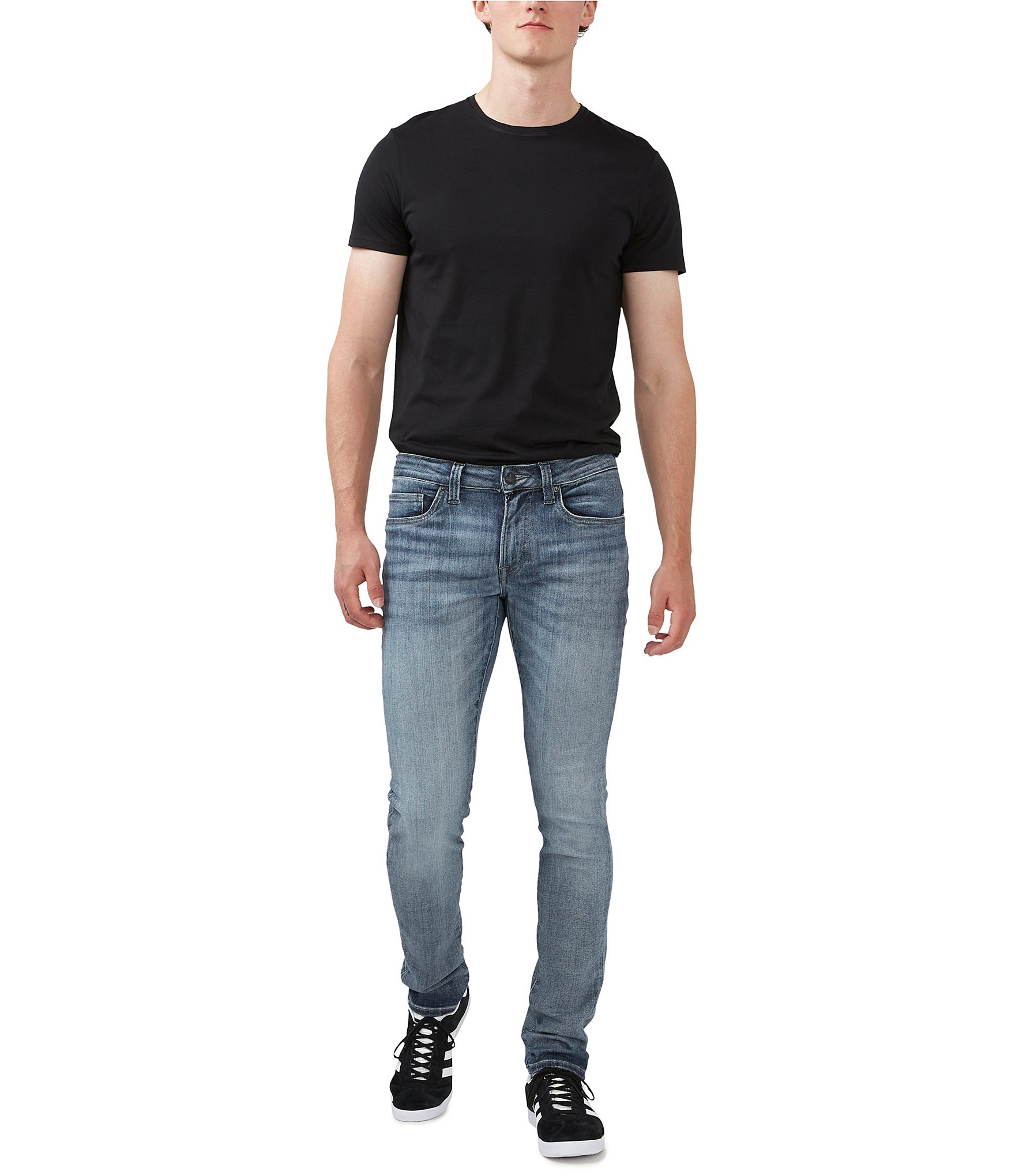 Buffalo David Bitton Skinny Max Fit Light Wash Jeans