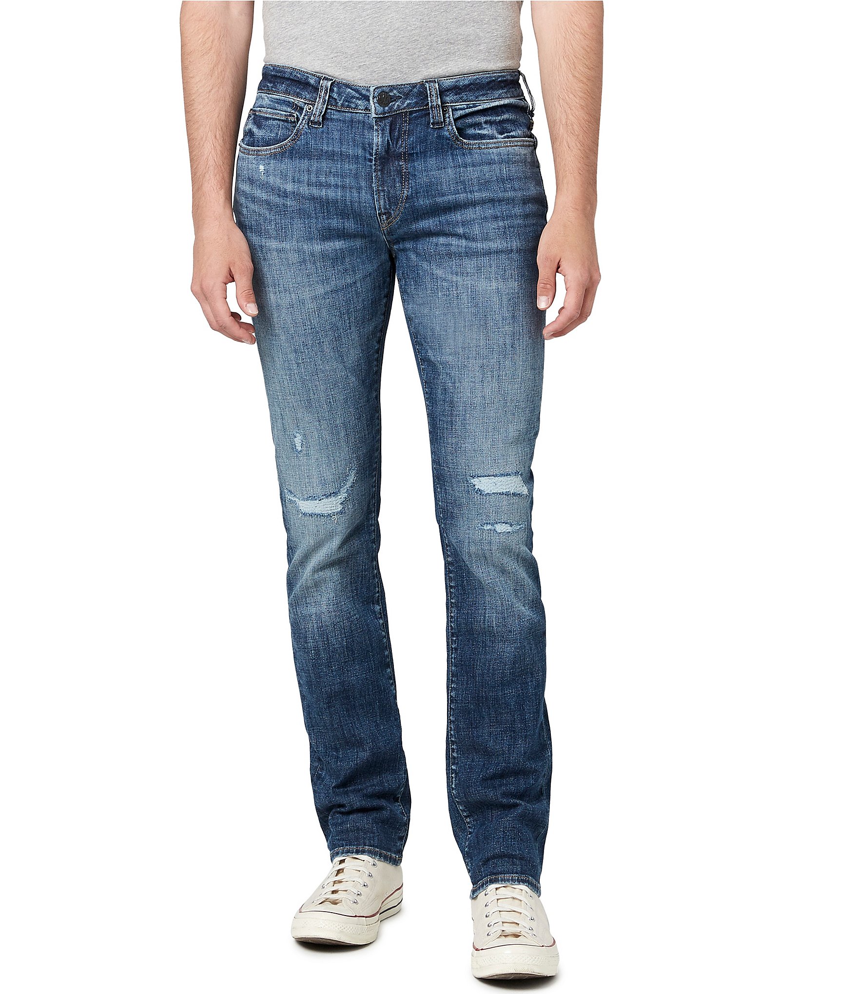 Buffalo David Bitton Slim Ash Fading and Distressing Jean | Dillard's