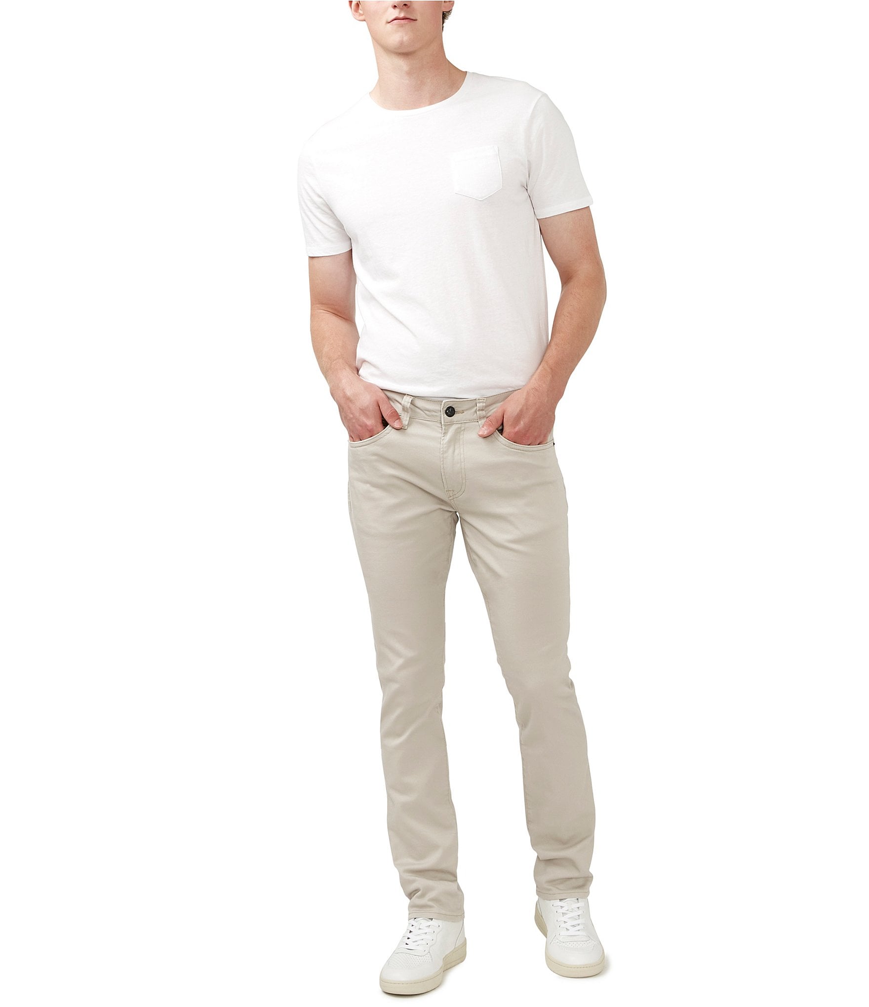 Buffalo David Bitton Slim Fit Stretch Ash Jeans