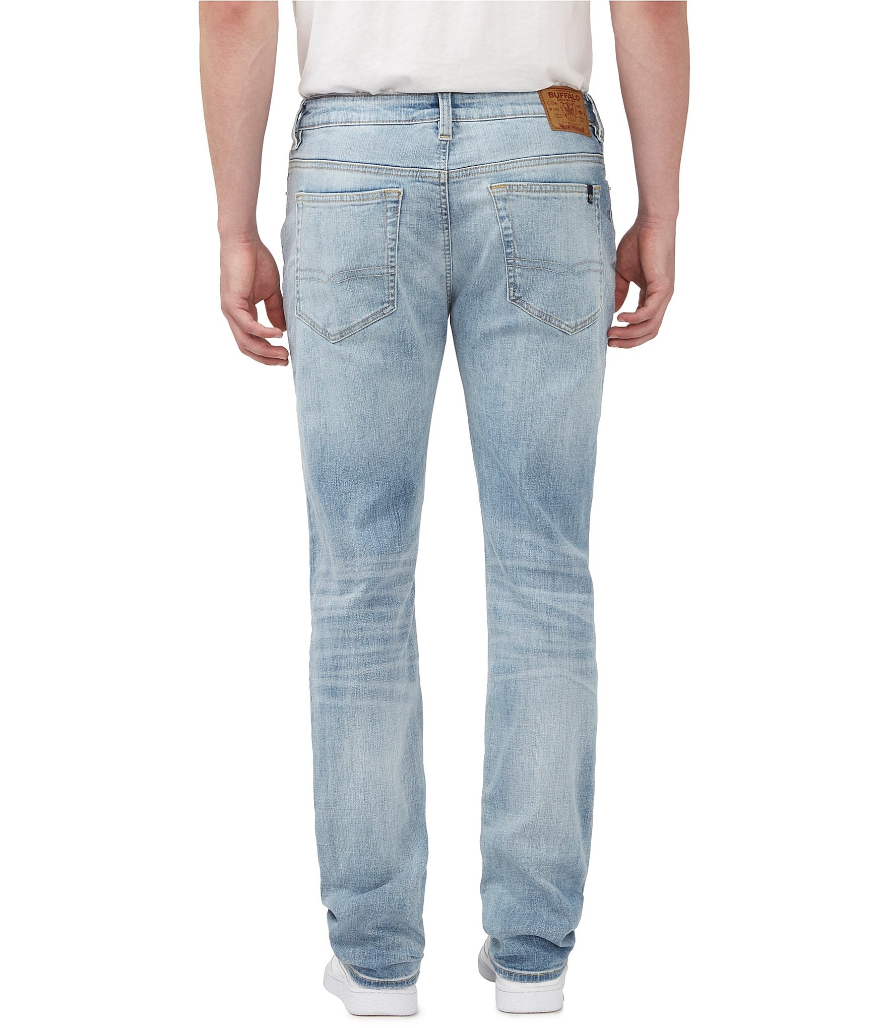 Buffalo David Bitton Slim Ash Mid Blue Jeans