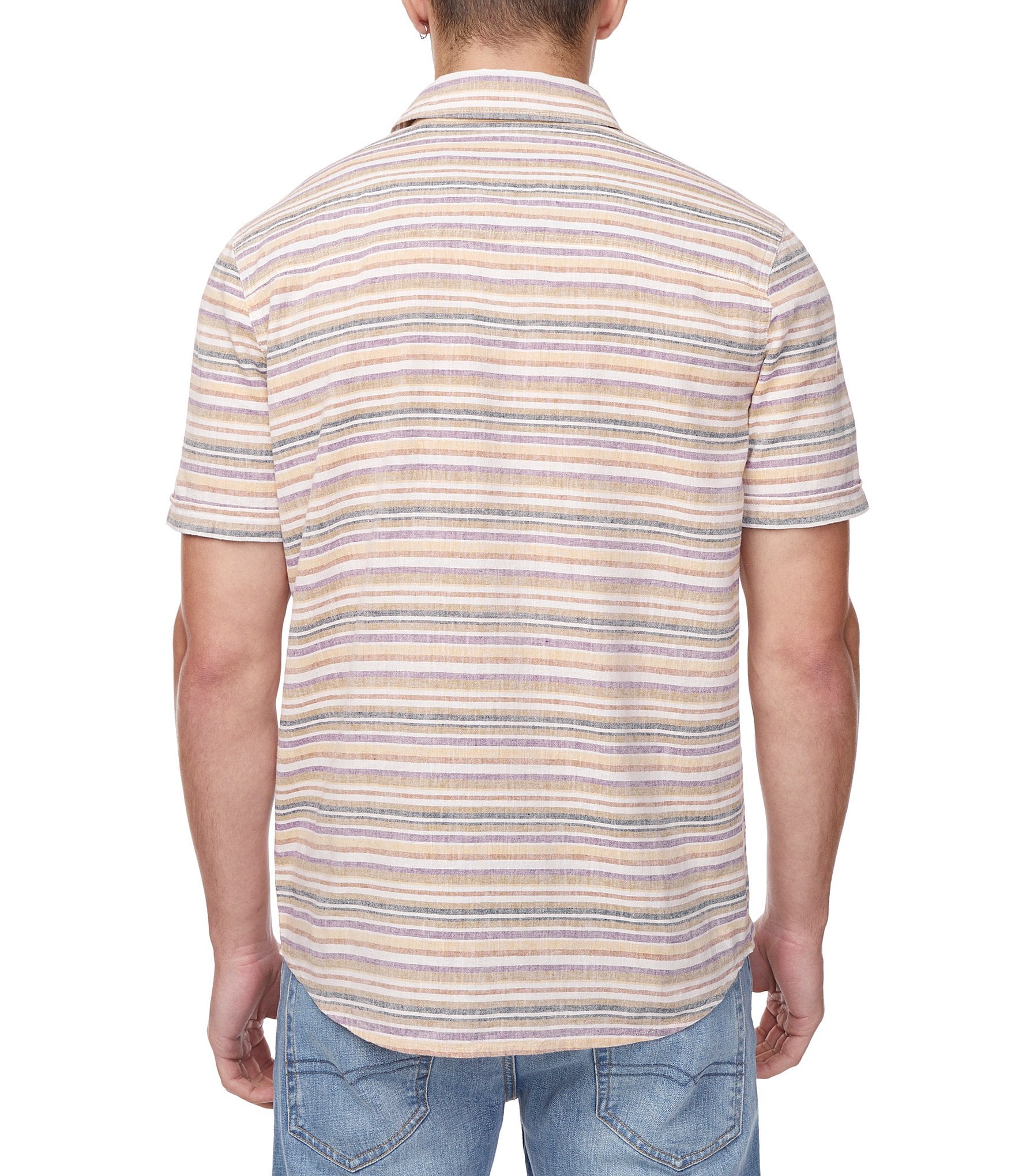 Buffalo David Bitton Sotaro Short Sleeve Striped Shirt