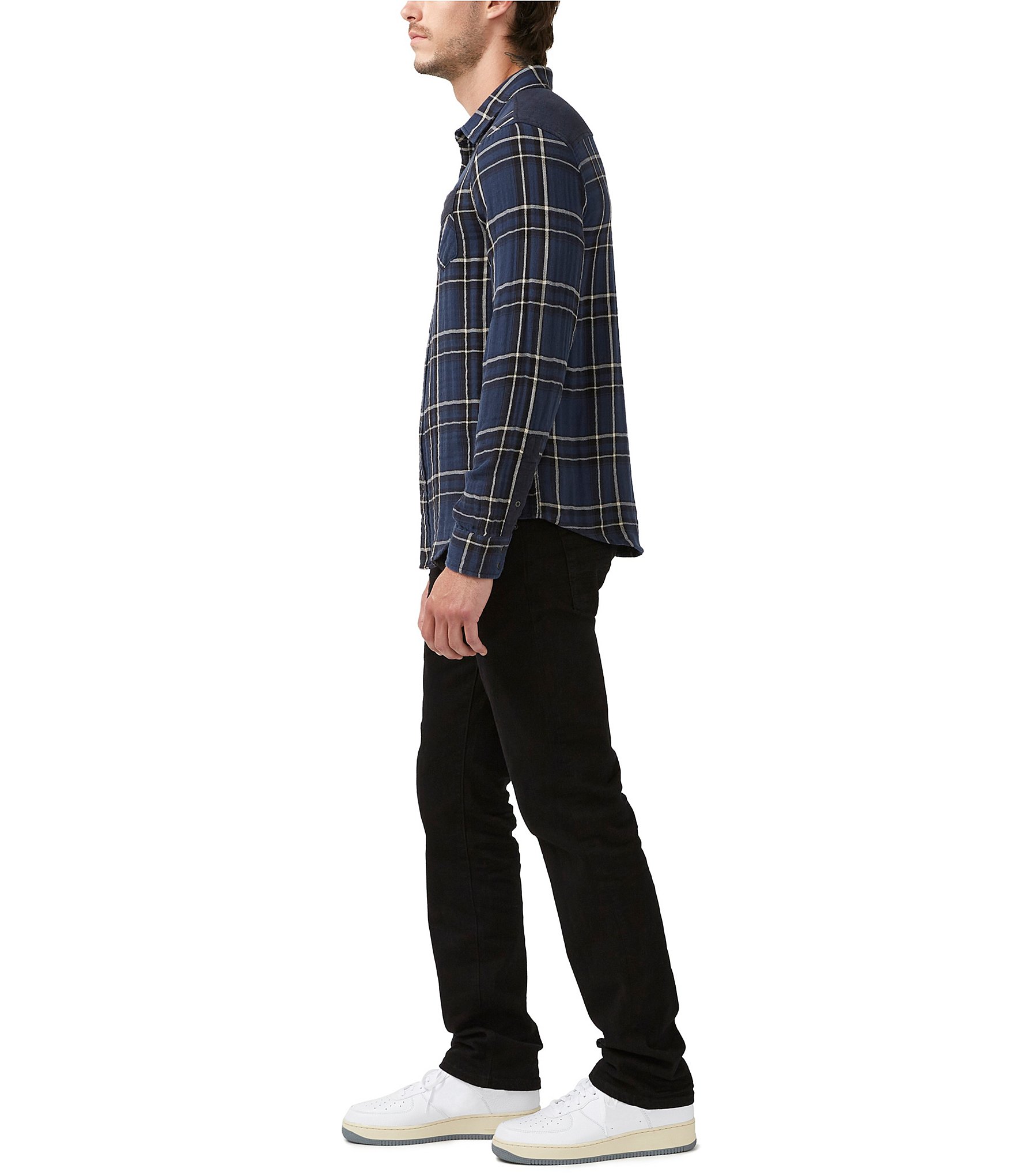 Buffalo David Bitton Sujay Long Sleeve Plaid Shirt