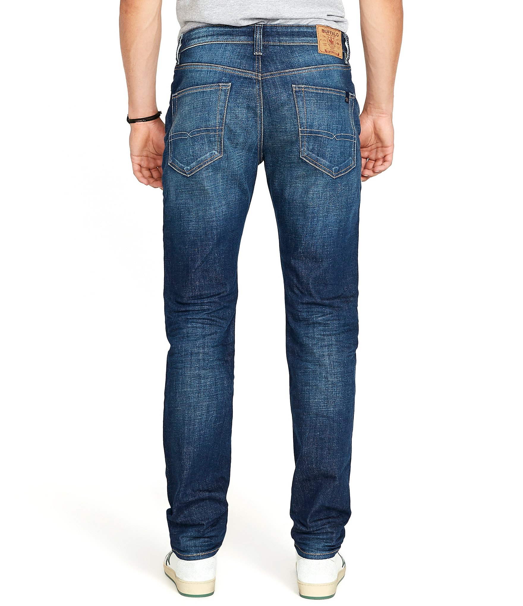 Buffalo David Bitton Tapered Ben Relaxed Straight Jeans