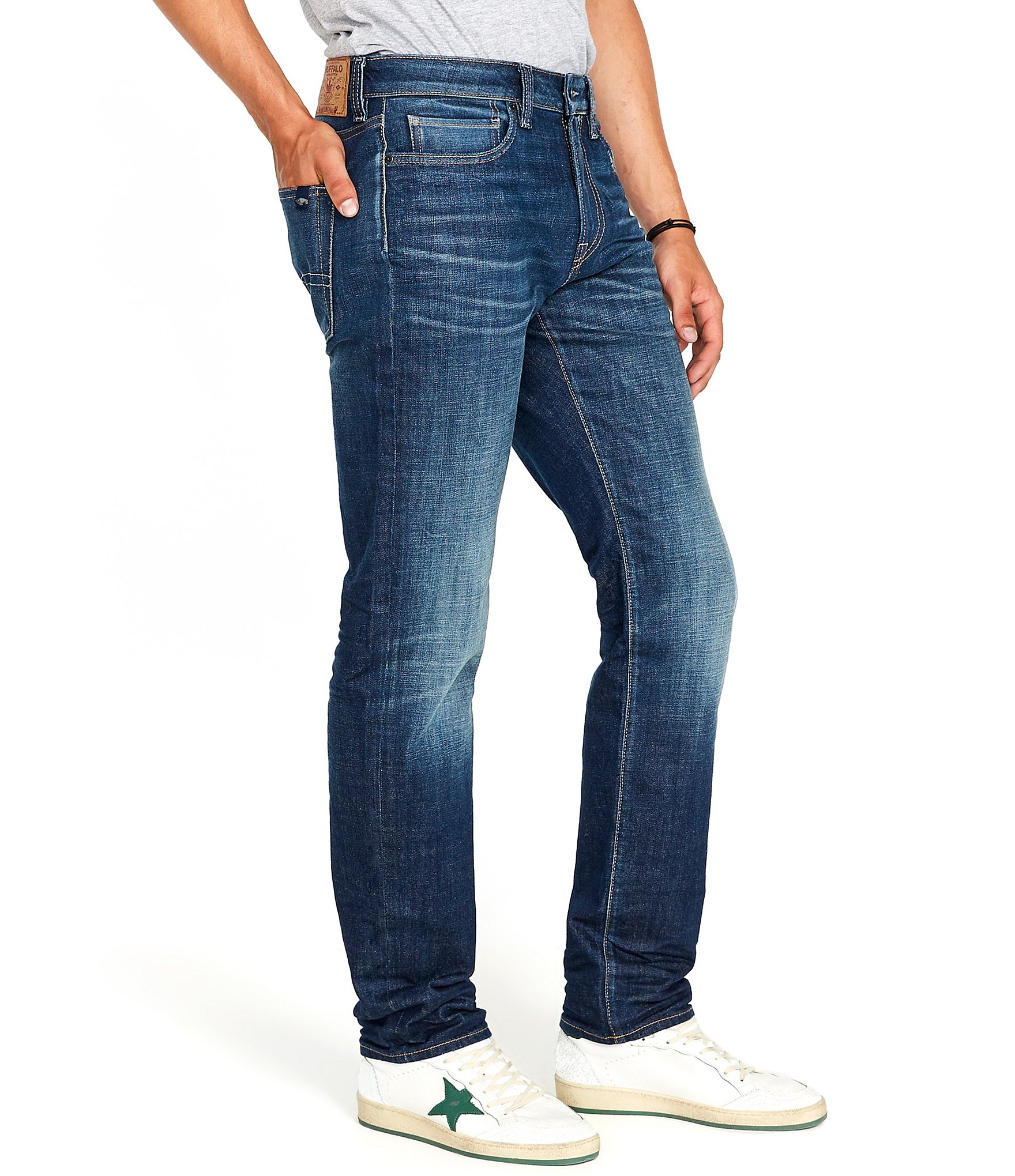 Buffalo David Bitton Tapered Ben Relaxed Straight Jeans