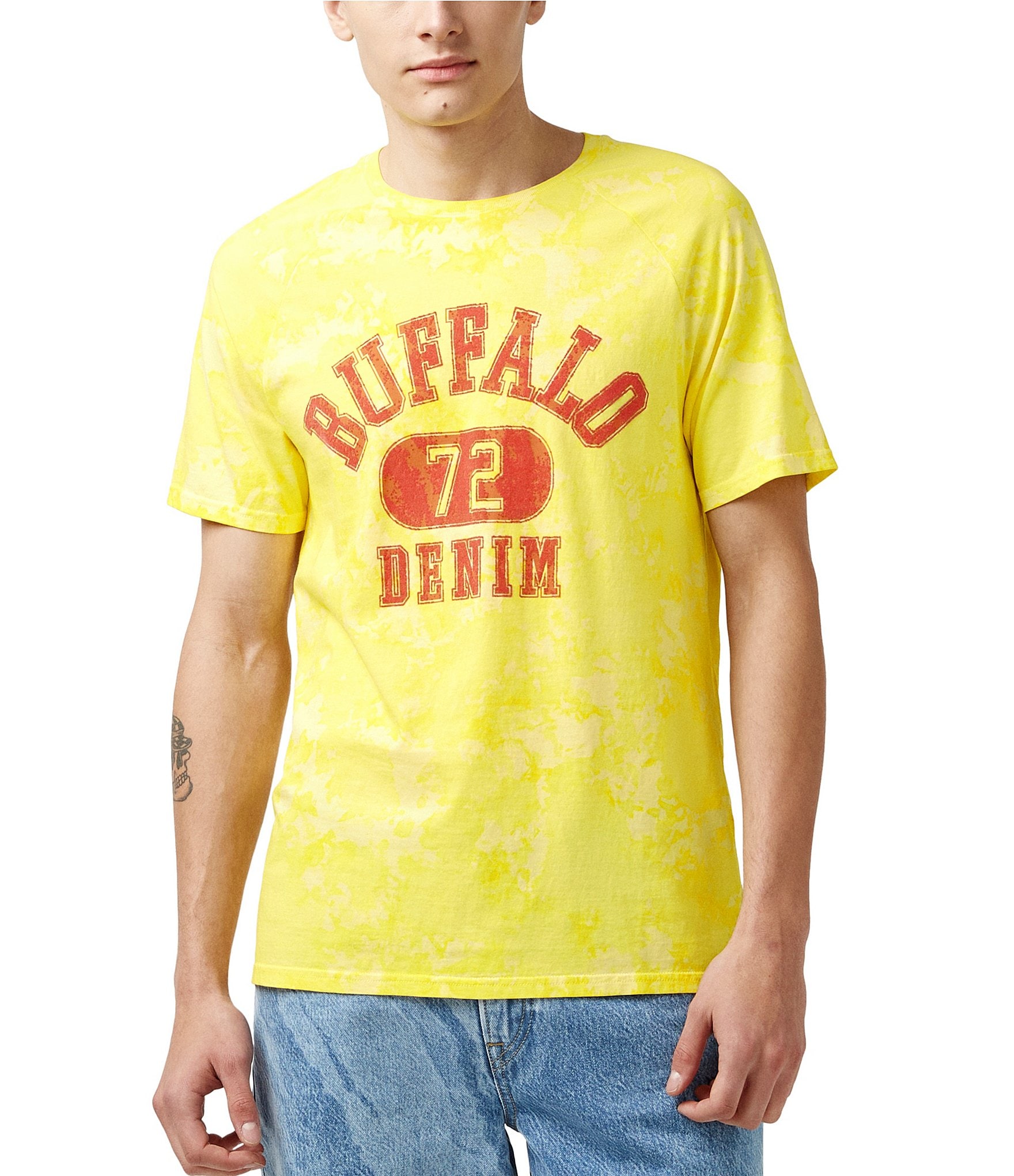 Buffalo Tie Dye Short Sleeve Shirt