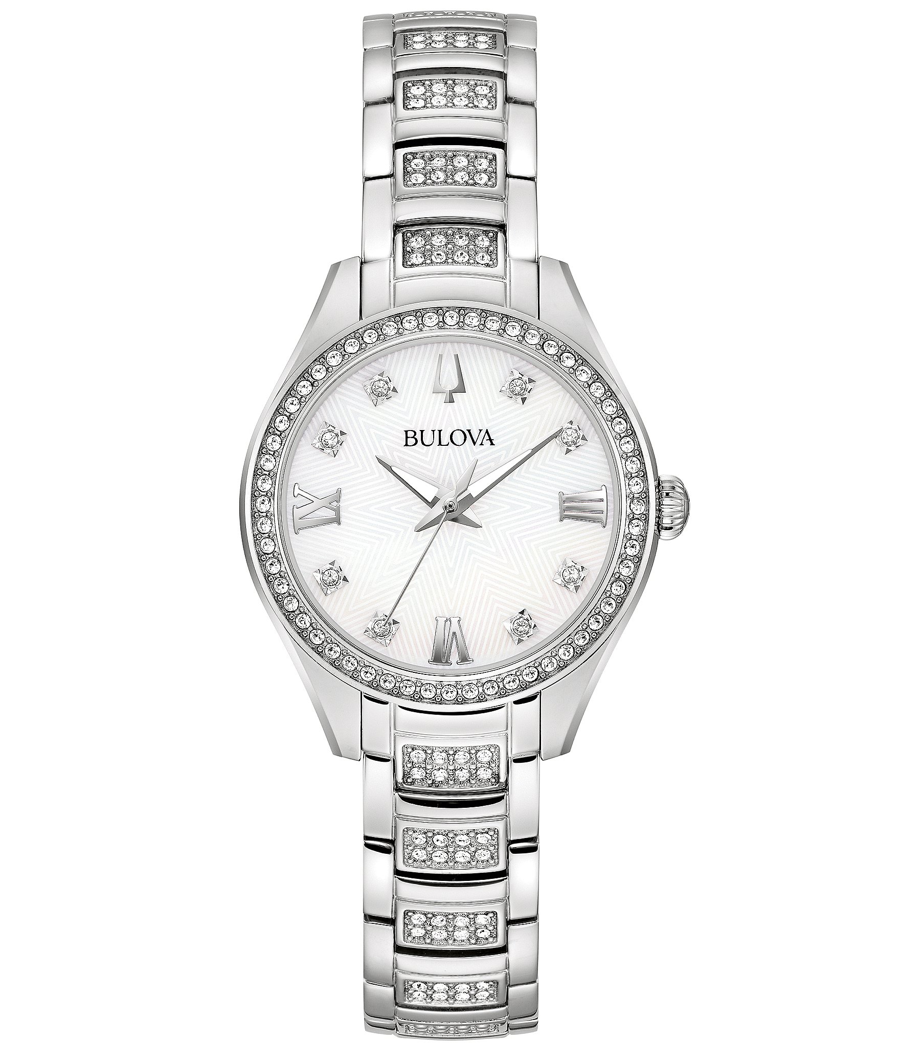 Bulova Crystal Collection Women's Quartz Analog Bracelet Watch