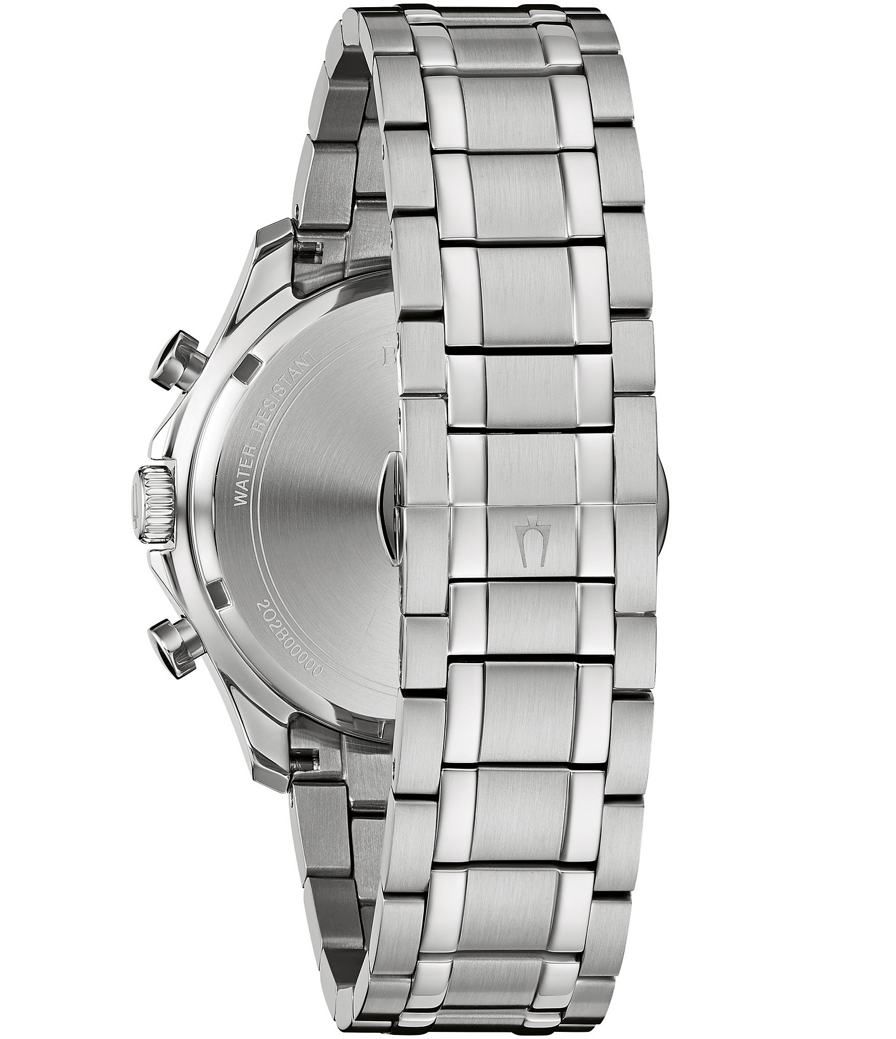 Bulova Men's Classic Diamond Chronograph Stainless Steel Bracelet Watch