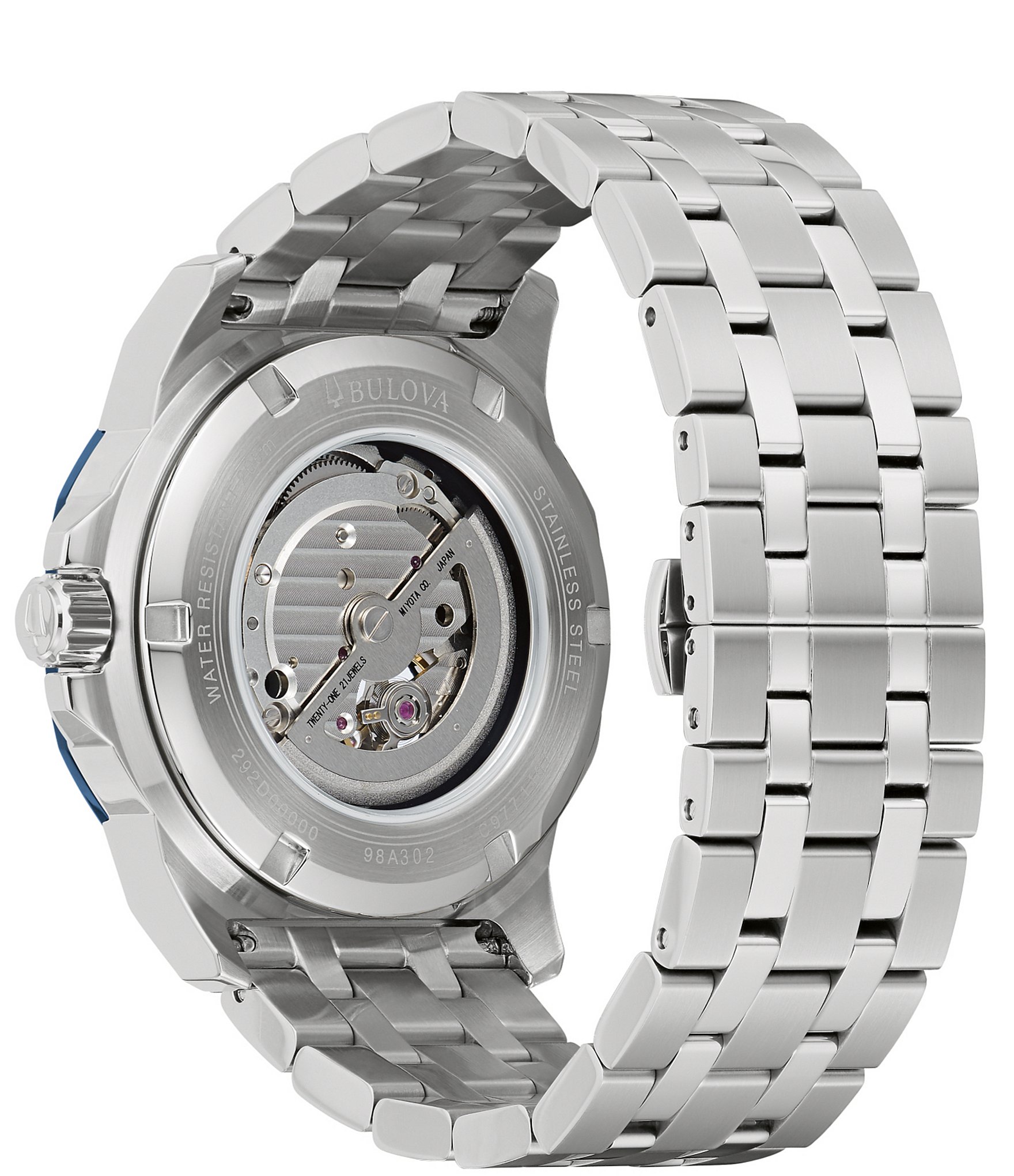 Bulova Men's Marine Star Automatic Stainless Steel Bracelet Watch