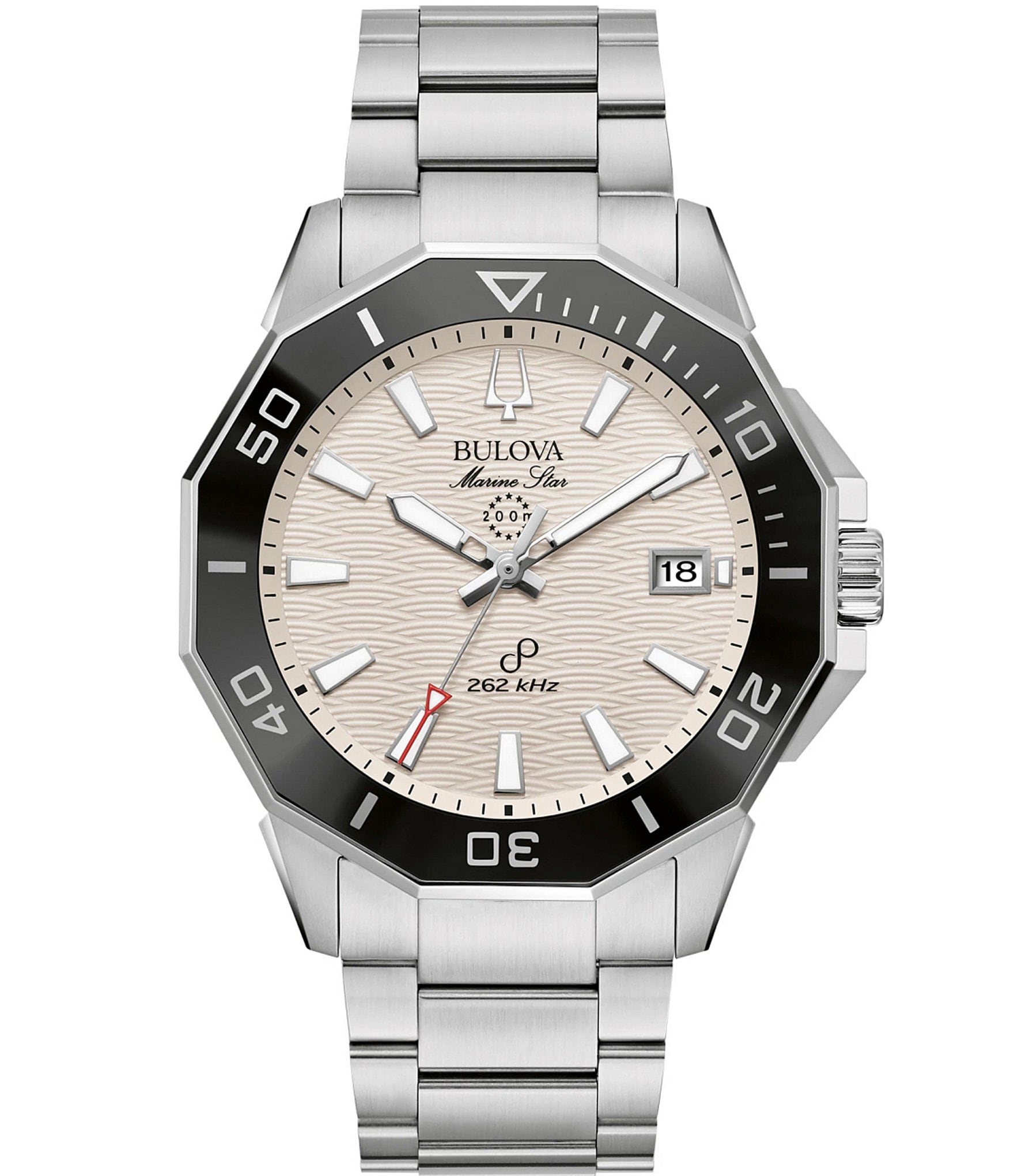 Bulova Men's Marine Star Precisionist Multifunction Stainless Steel Bracelet Watch