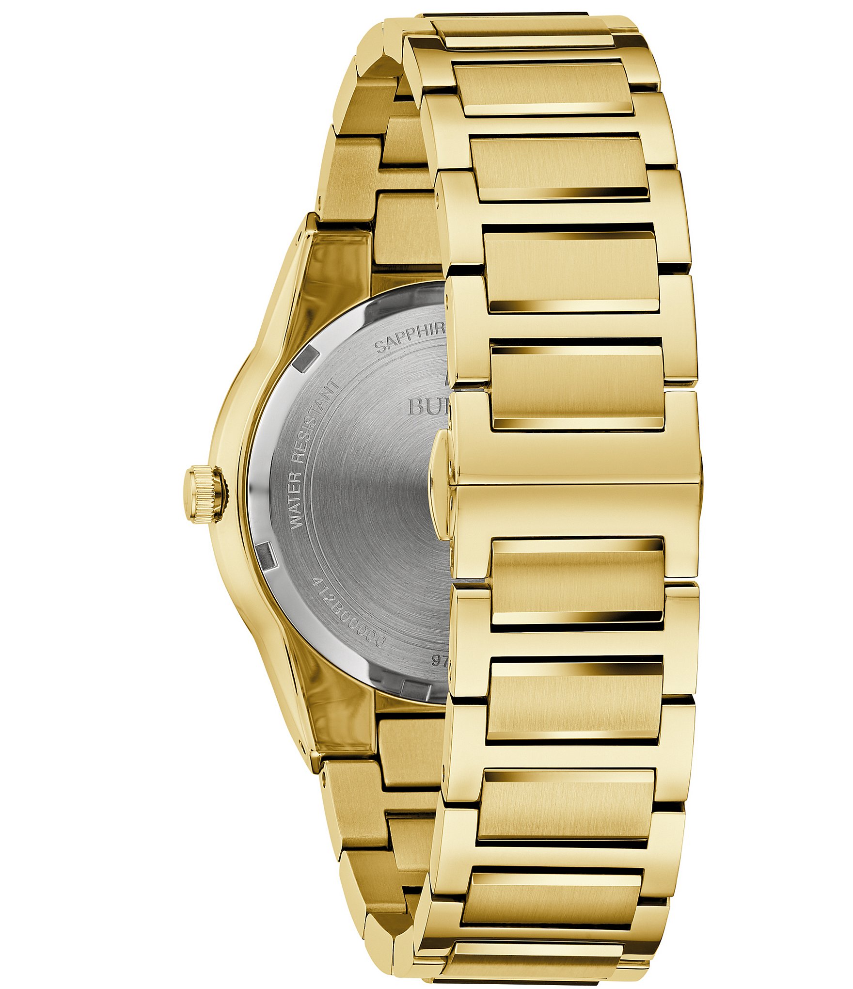 Bulova Men's Millennia Quartz Analog Gold Tone Stainless Steel Bracelet Watch