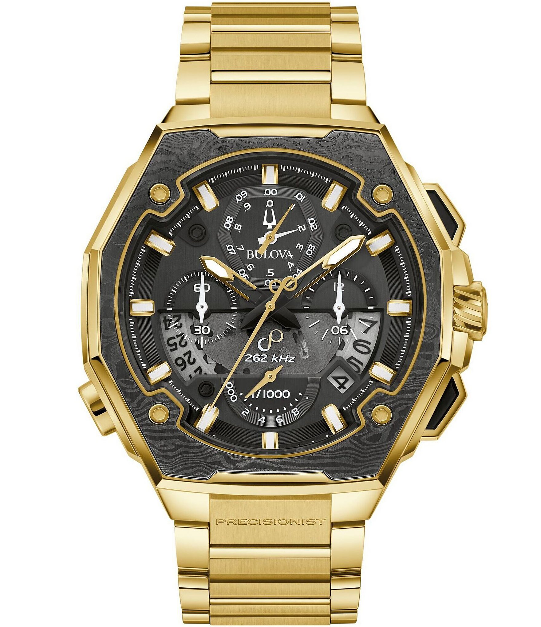 Bulova men's precisionist chronograph watch hotsell