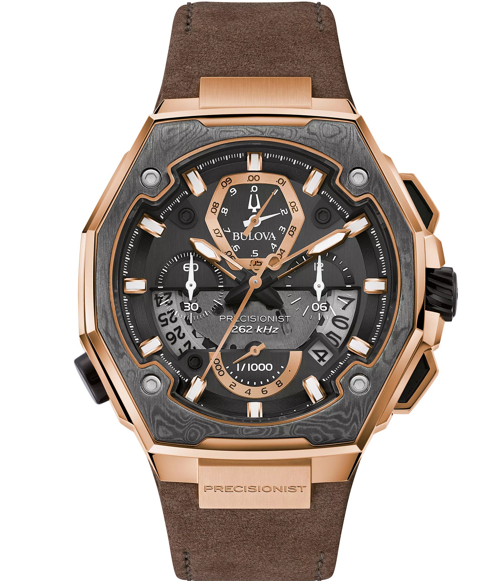 Bulova Men's Series X Special Edition Chronograph Brown Leather Strap Watch