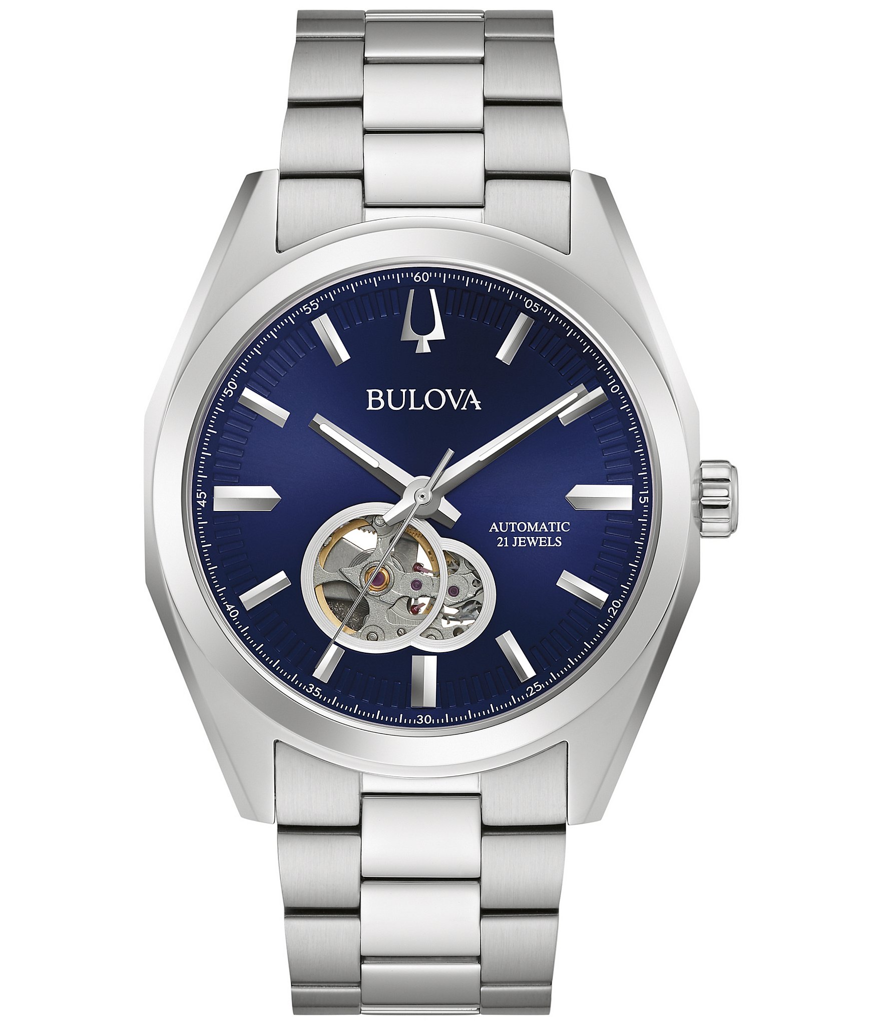 Bulova Men's Surveyor Classic Automatic Stainless Steel Bracelet Watch