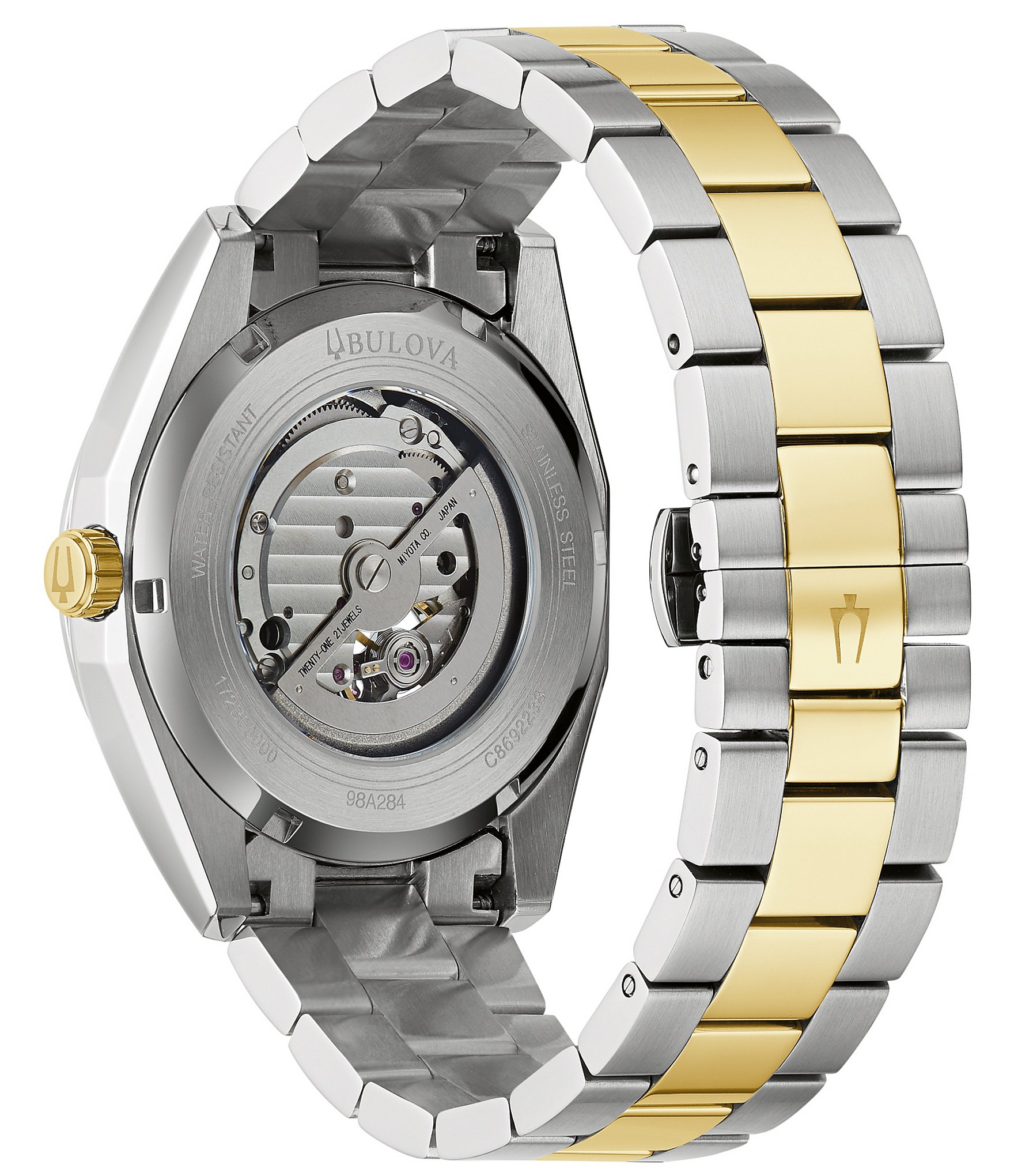 Bulova Men's Surveyor Classic Automatic Two Tone Stainless Steel Bracelet Watch