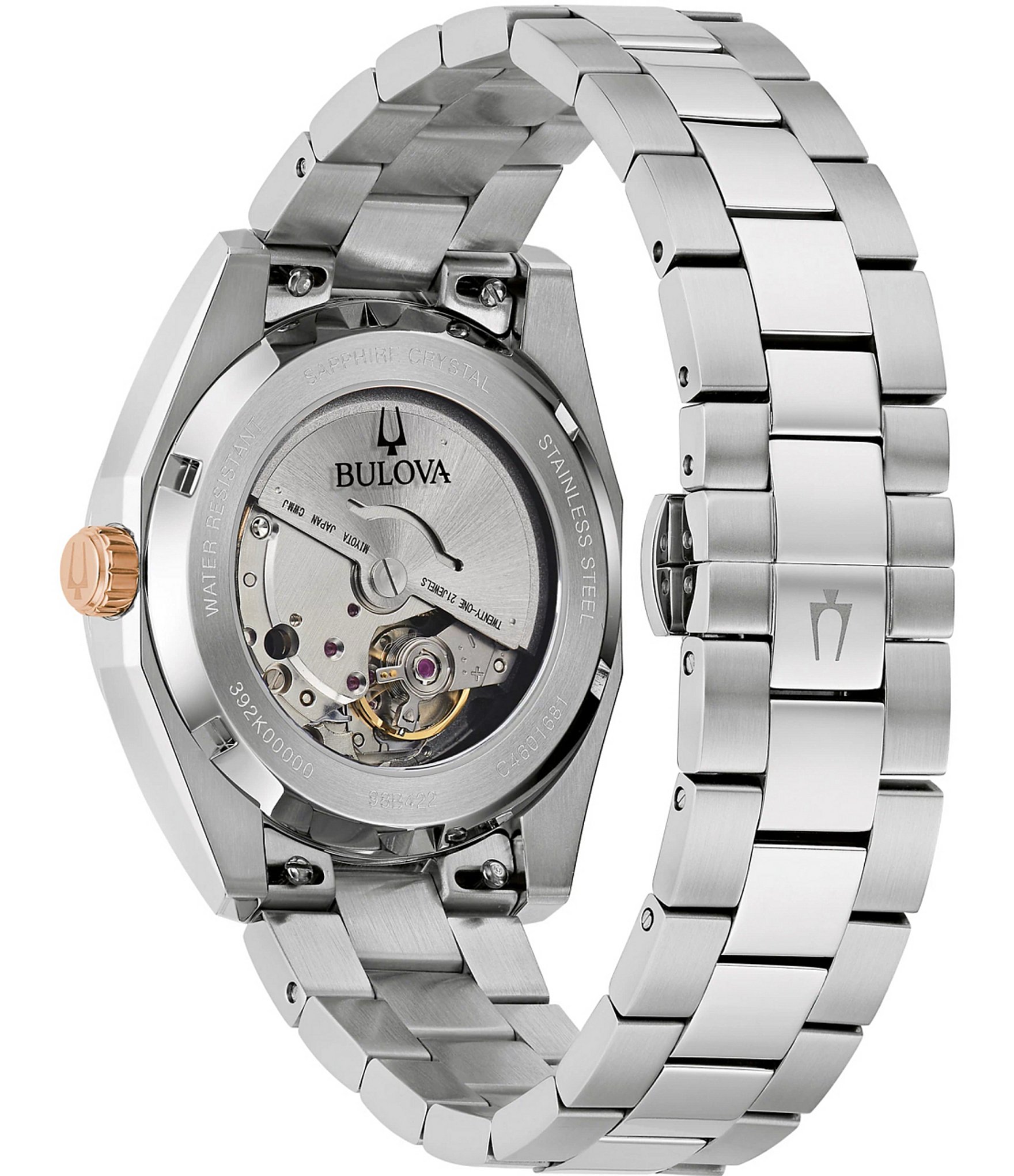 Bulova Men's Surveyor Mechanical Automatic Stainless Steel Bracelet Watch