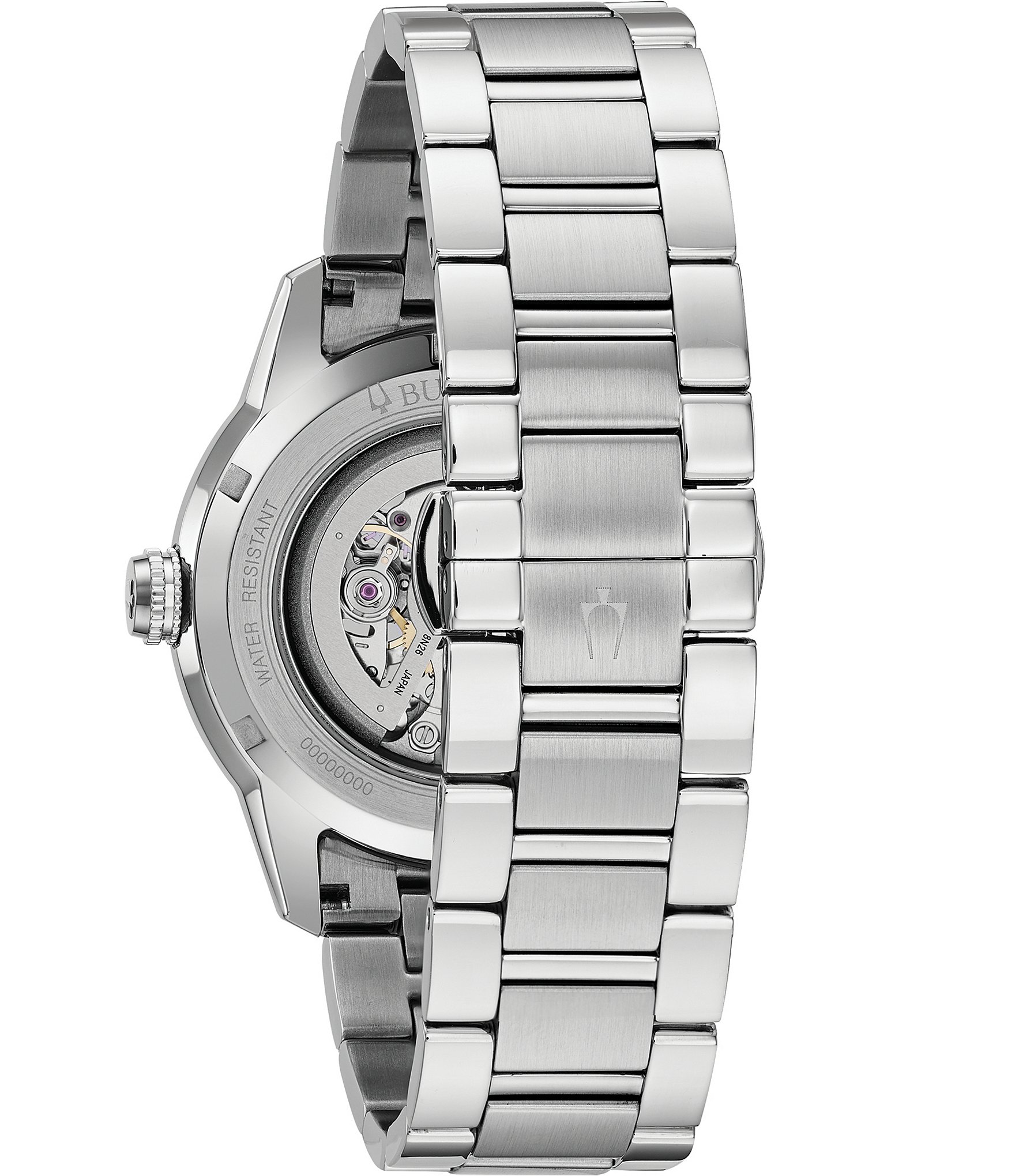 Bulova Men's Sutton Classic Mechanical Automatic Stainless Steel Bracelet Watch