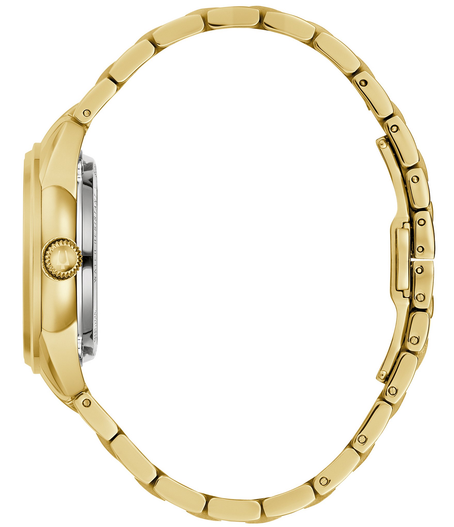 Bulova Sutton Collection Women's Automatic Gold Tone Stainless Steel Bracelet Watch