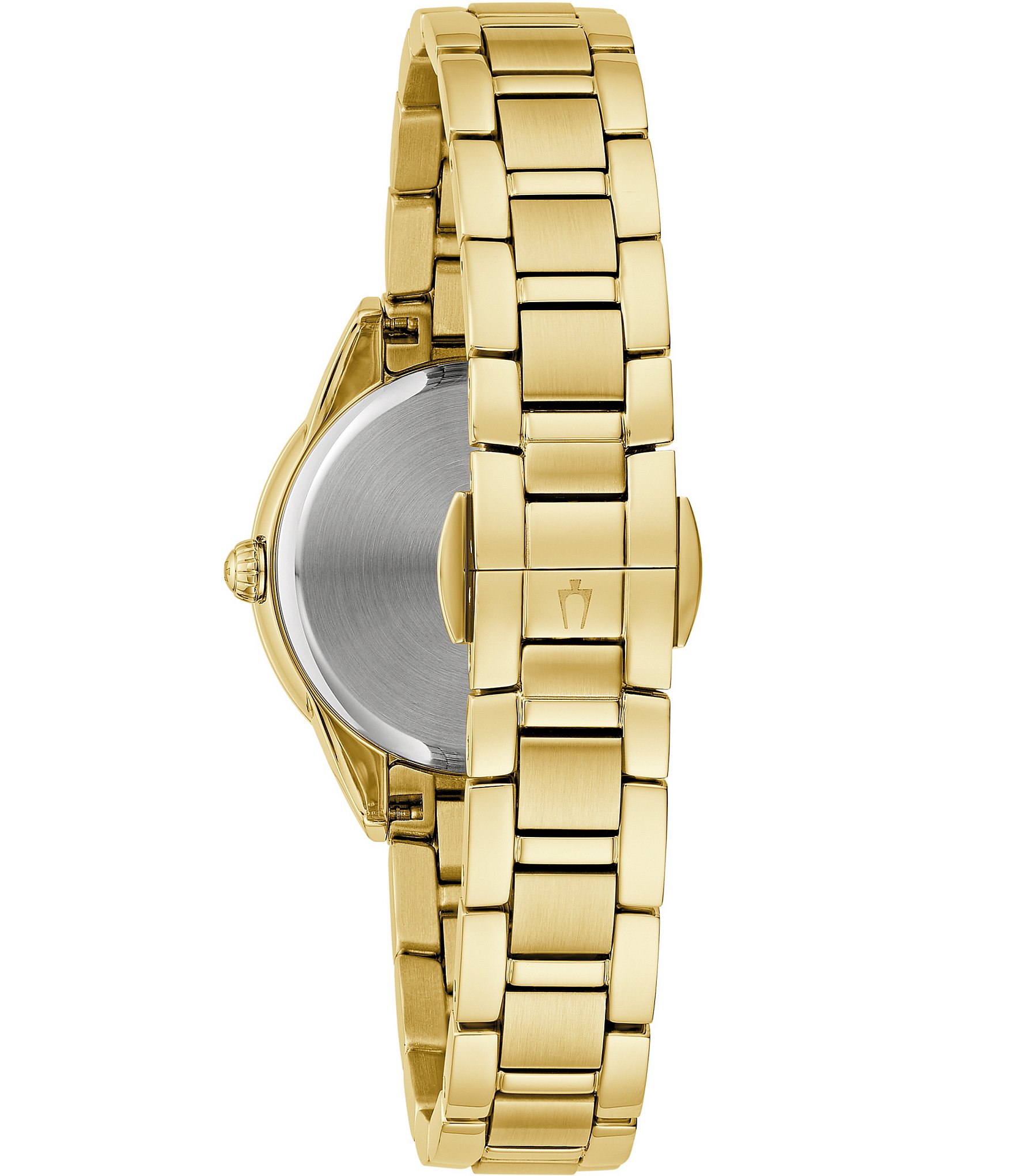 Bulova Sutton Collection Women's Crystal Mother Of Pearl Bracelet Watch