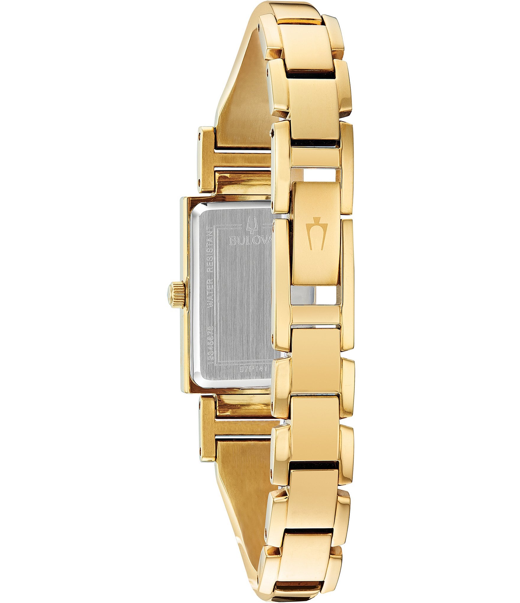 Bulova Women's Classic Quartz Analog Gold Bangle Bracelet Watch